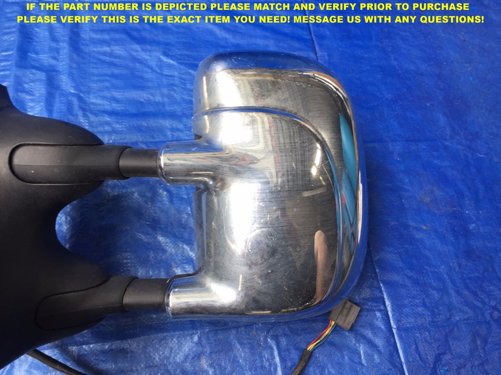 OEM 1999 2000 2001 2002 2003 2004 FORD F250 F350 DRIVER LEFT SIDE VIEW MIRROR #41