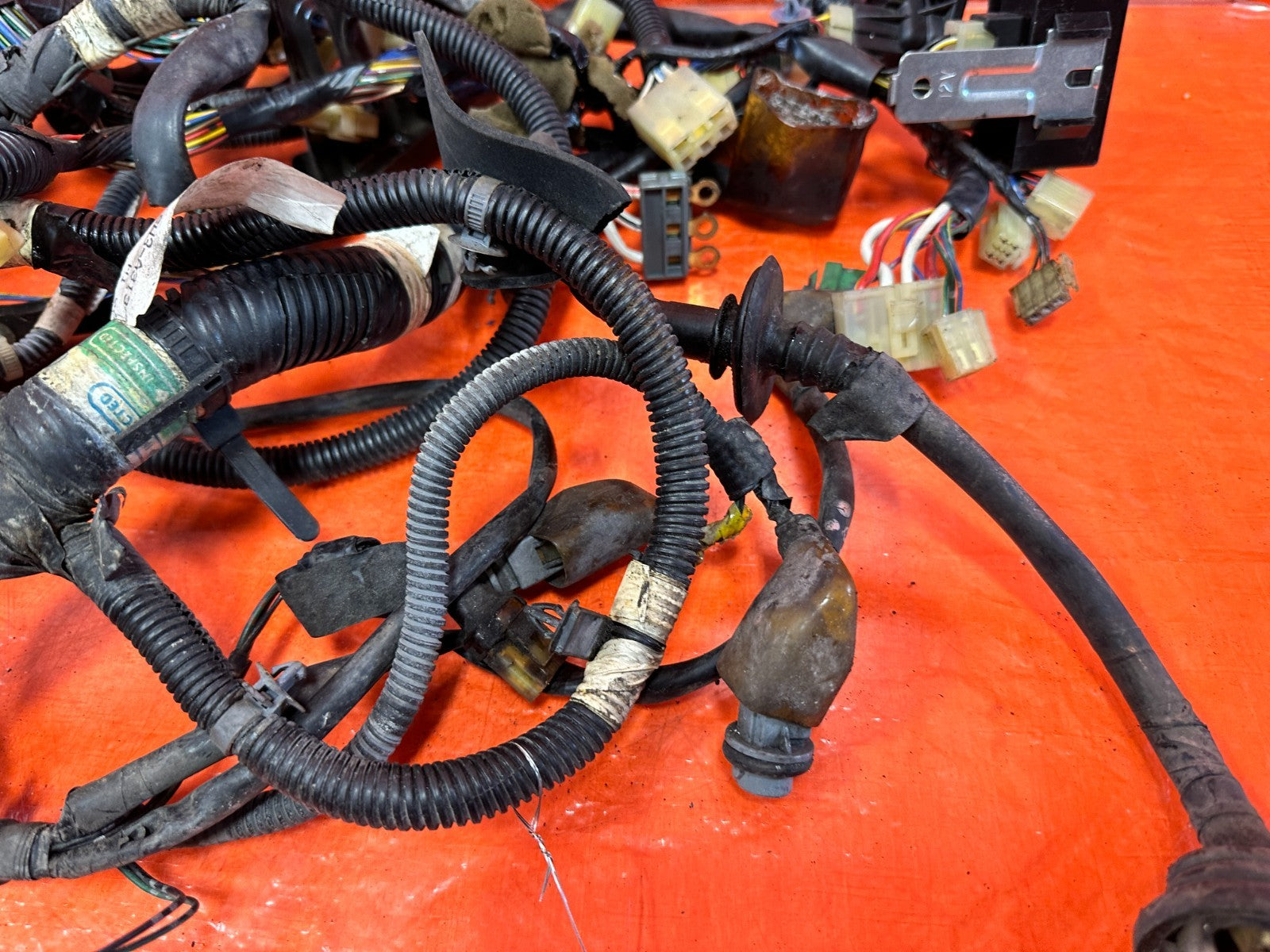 90 91 HONDA CIVIC HATCHBACK INTERIOR FIREWALL CABIN WIRING WIRE HARNESS OEM 3252