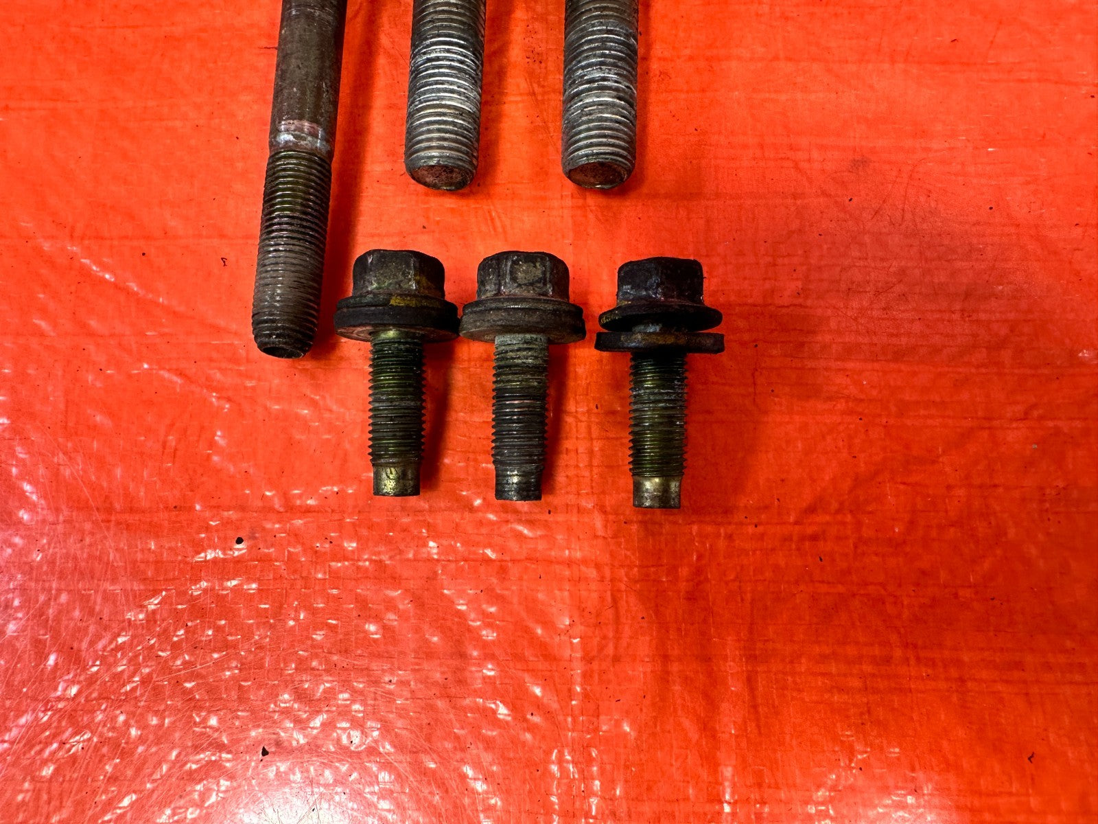 92 95 HONDA CIVIC   D16 D15 B16 REAR MOTOR MOUNT TRANSMISSION BRACKET BOLTS 3272