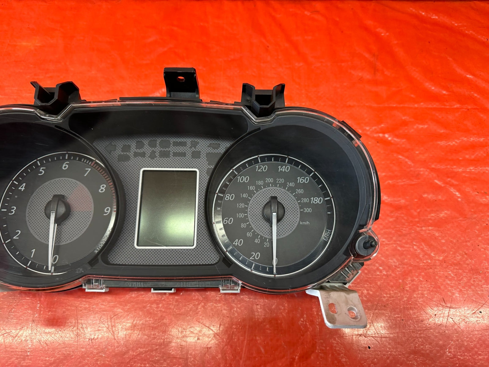 08 LANCER EVOLUTION X EVO 10 MR   AUTOMATIC INSTRUMENT GAUGE CLUSTER   OEM #2145