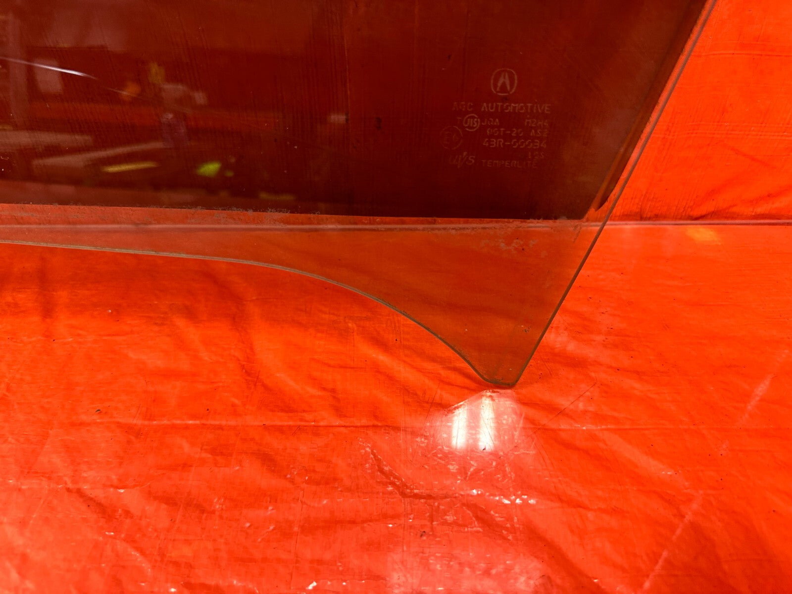09 14 ACURA TSX   DRIVER LEFT FRONT   WINDOW GLASS   OEM OE FACTORY #2792