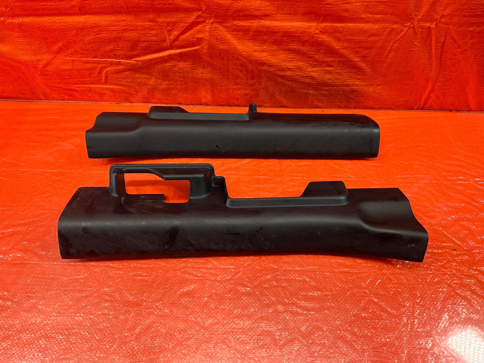 08 15 LANCER EVOLUTION X EVO 10   LEFT AND RIGHT FLOOR PILLARS SCUFF PLATES #21411