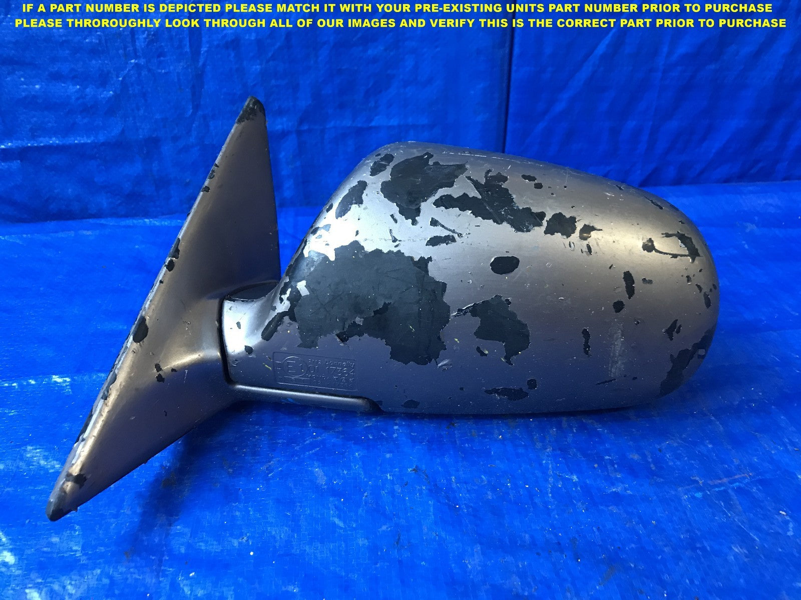 OEM 1990 1991 1992 1993 HONDA ACCORD DRIVER LEFT SIDE VIEW MIRROR              0