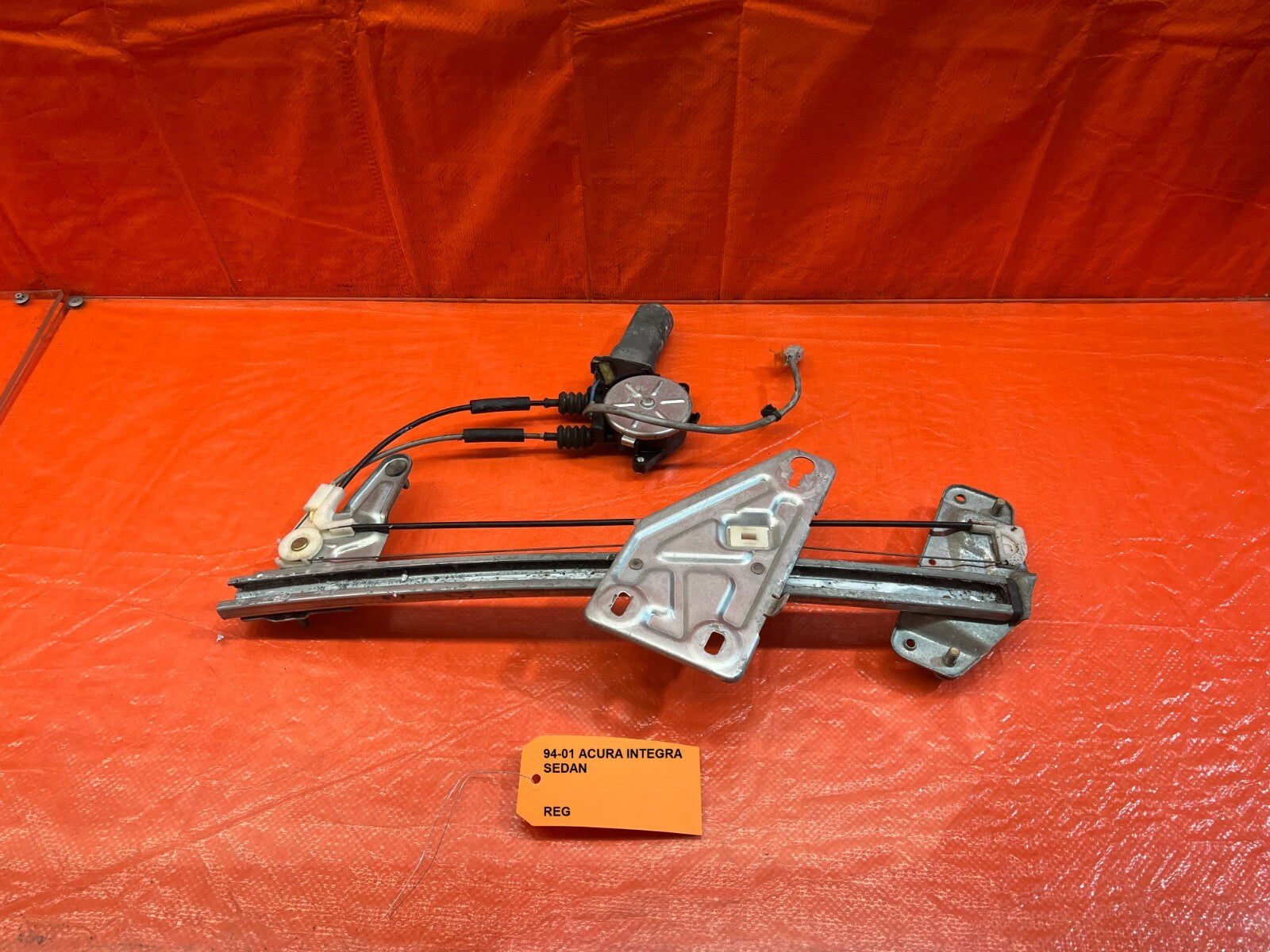 94 01 ACURA INTEGRA SEDAN PASSENGER RIGHT FRONT WINDOW REGULATOR MOTOR OEM #2280