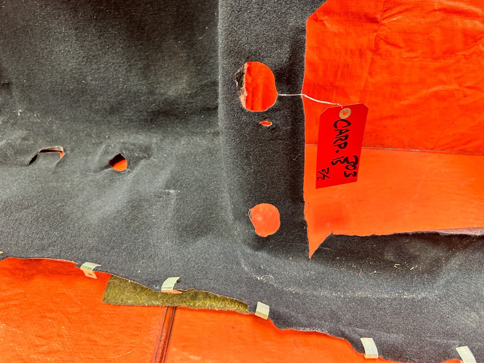 09 11 MAZDA RX8 RX 8   INTERIOR FLOOR CARPET RUG MAT   RIGHT SIDE OEM #3033