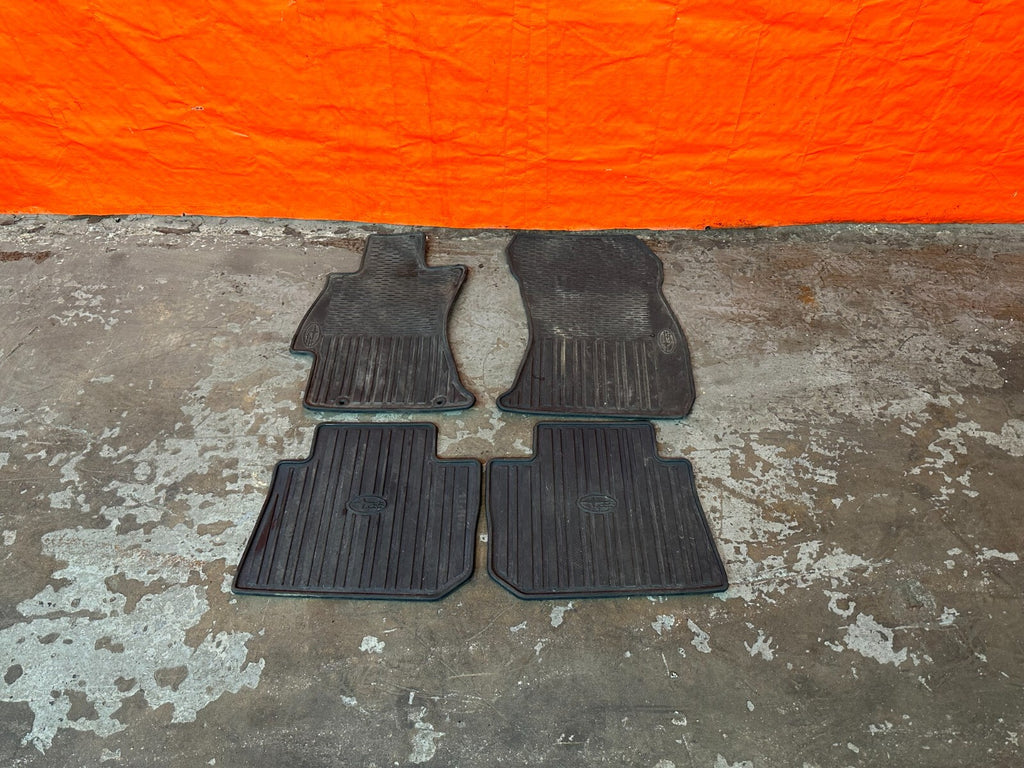 15 21 SUBARU WRX STI   FLOOR MATS   ALL SEASON   WEAR ON FRONT LEFT   OEM #1800