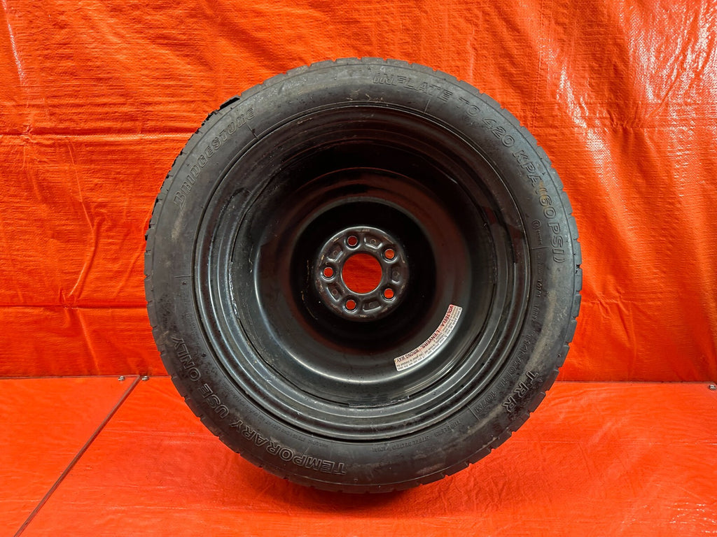 08 15 LANCER EVOLUTION X EVO 10   EMERGENCY SPARE BACK UP TIRE WHEEL RIM OEM 21410