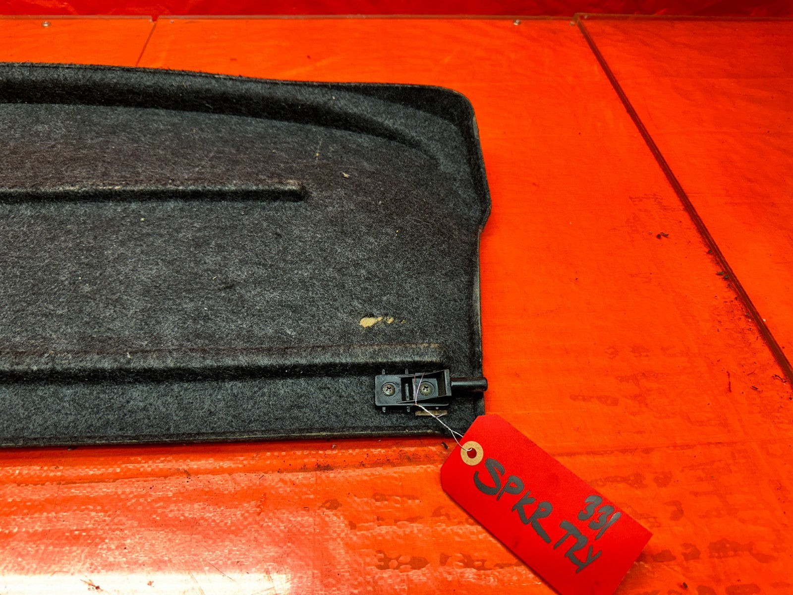 1994 2001 ACURA INTEGRA REAR SPEAKER TRAY BRACKETS PANELS MOUNTS PAIR OEM #3319