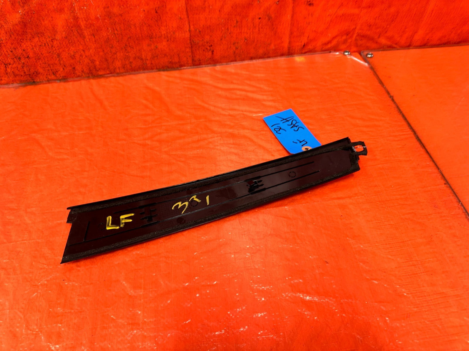 09 14 ACURA TSX   DRIVER LEFT FRONT DOOR SASH TRIM MOLDING   OEM #3216