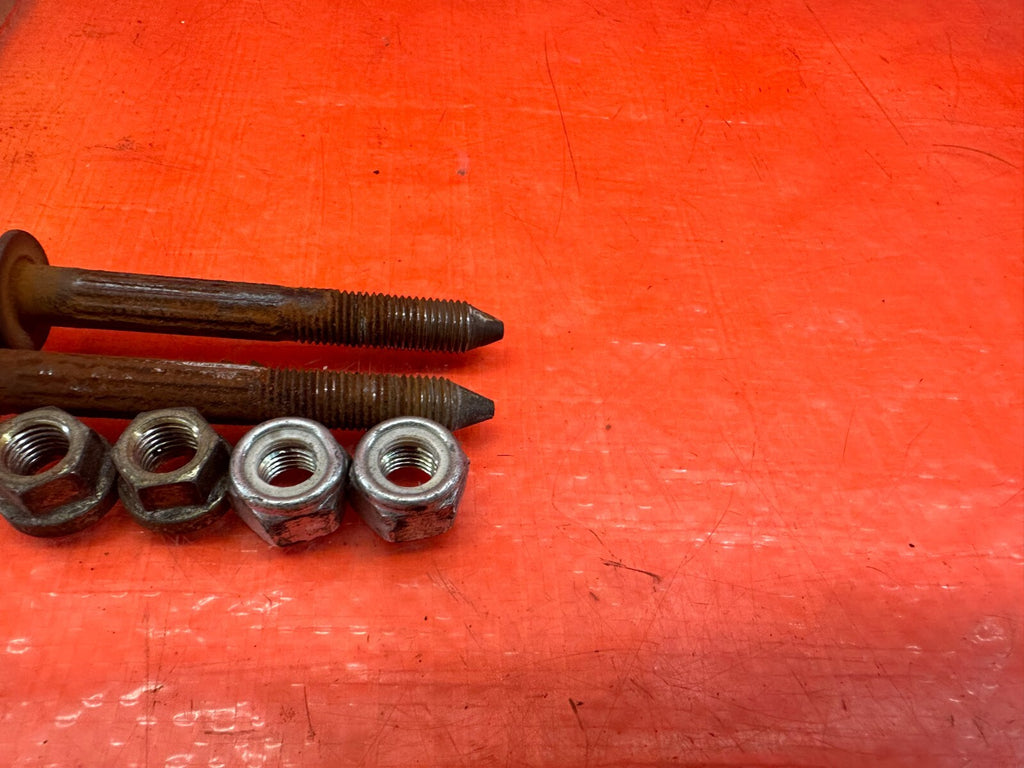 92 95 HONDA CIVIC   LEFT AND RIGHT REAR SHOCK TO CONTROL ARM & TOP HAT BOLTS 2361