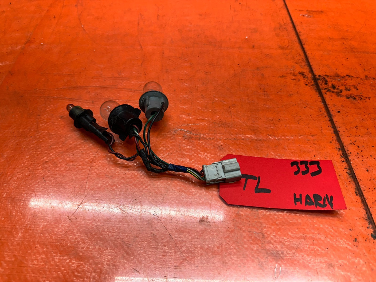 92 95 HONDA CIVIC 2D COUPE   REAR TAIL LIGHT LAMP WIRE HARNESS   OEM #333 10