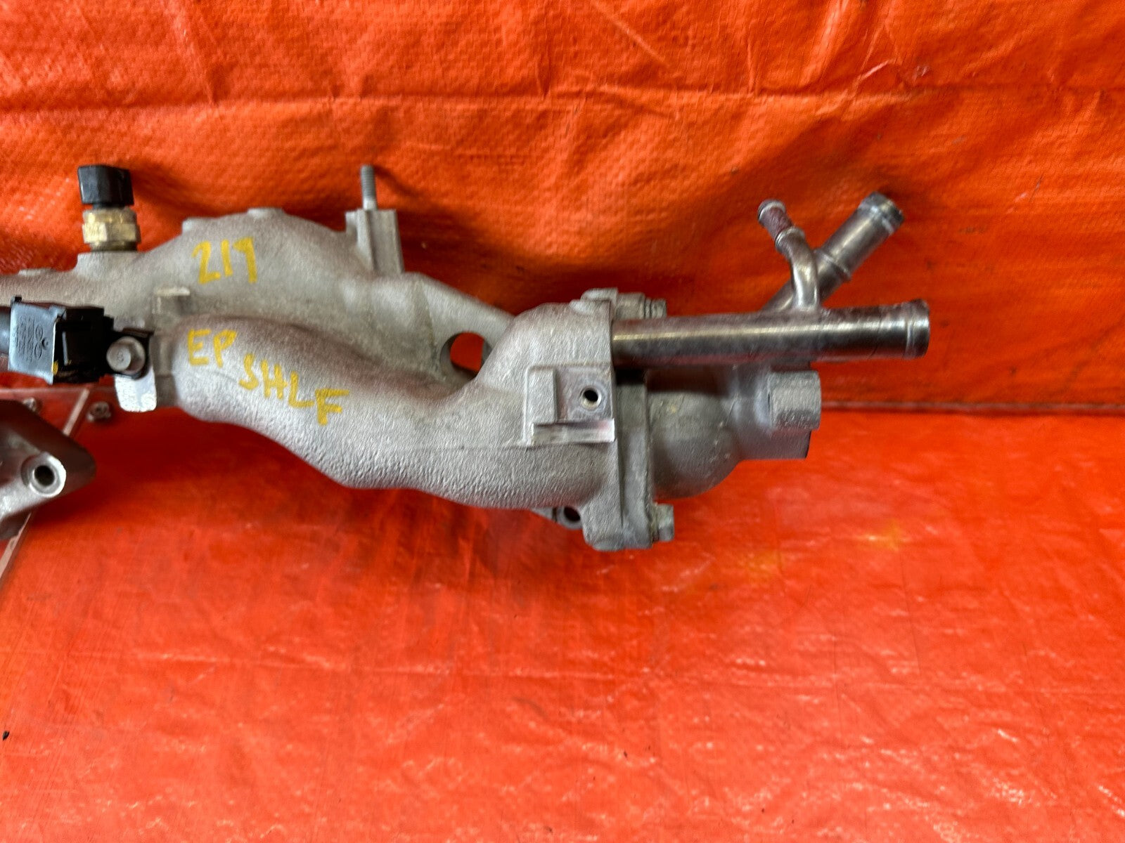 13 16 HYUNDAI GENESIS COUPE 3.8L   ALUMINUM COOLANT PIPE WATER PASSAGE   OEM 2193