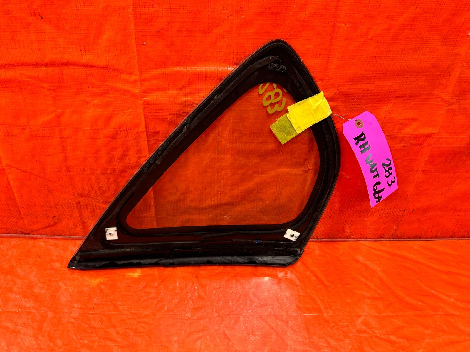 2013 13 SUBARU WRX STI WAGON   RIGHT REAR 1/4 QUARTER GLASS WINDOW OEM 2835