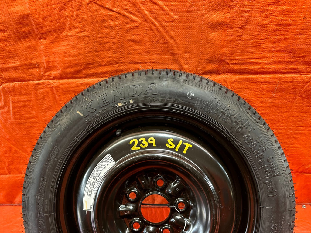 08 12 HONDA ACCORD   EMERGENCY SPARE BACK UP TIRE WHEEL RIM   OEM #2394