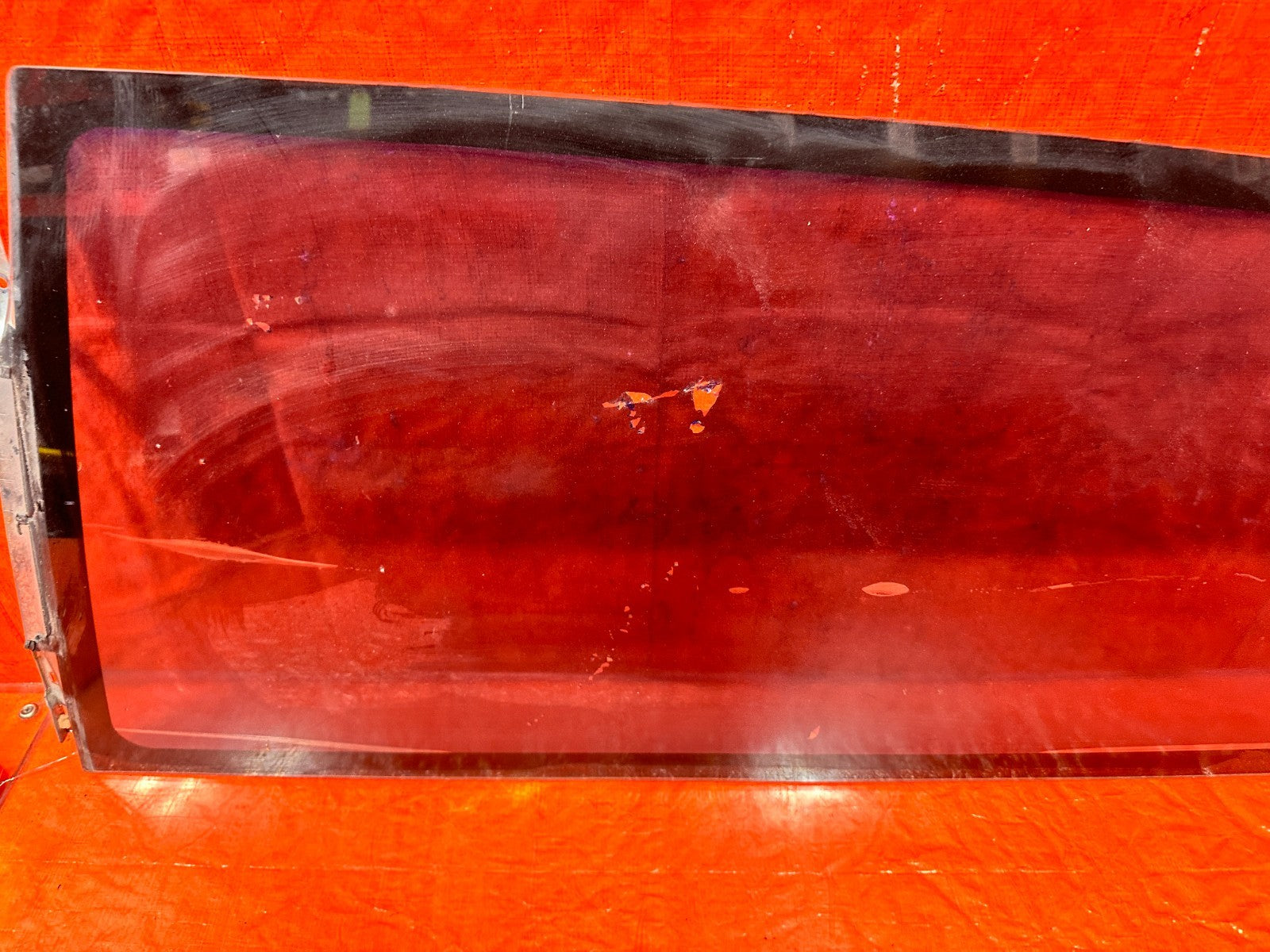90 91 HONDA CIVIC HATCHBACK   DRIVER LEFT REAR 1/4 QUARTER GLASS WINDOW OEM 3257