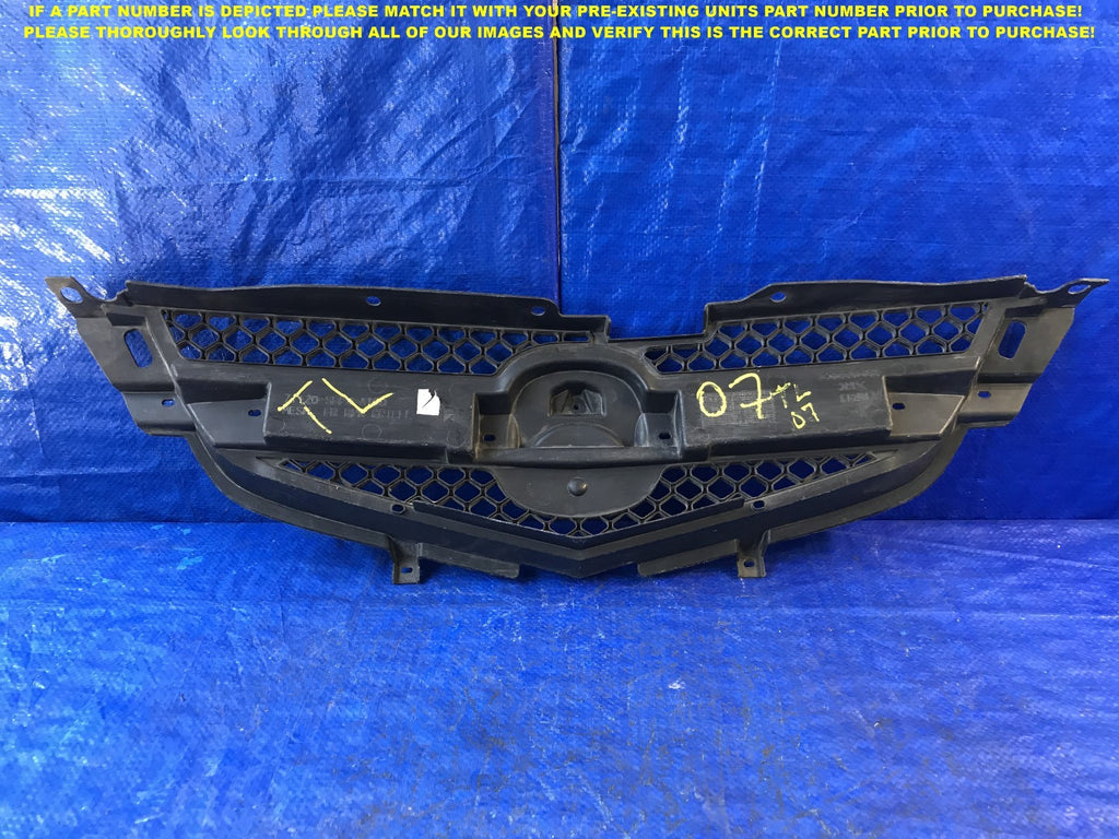 OEM 2007 2008 07 08 ACURA TL FRONT GRILLE 71120 SEP A1007