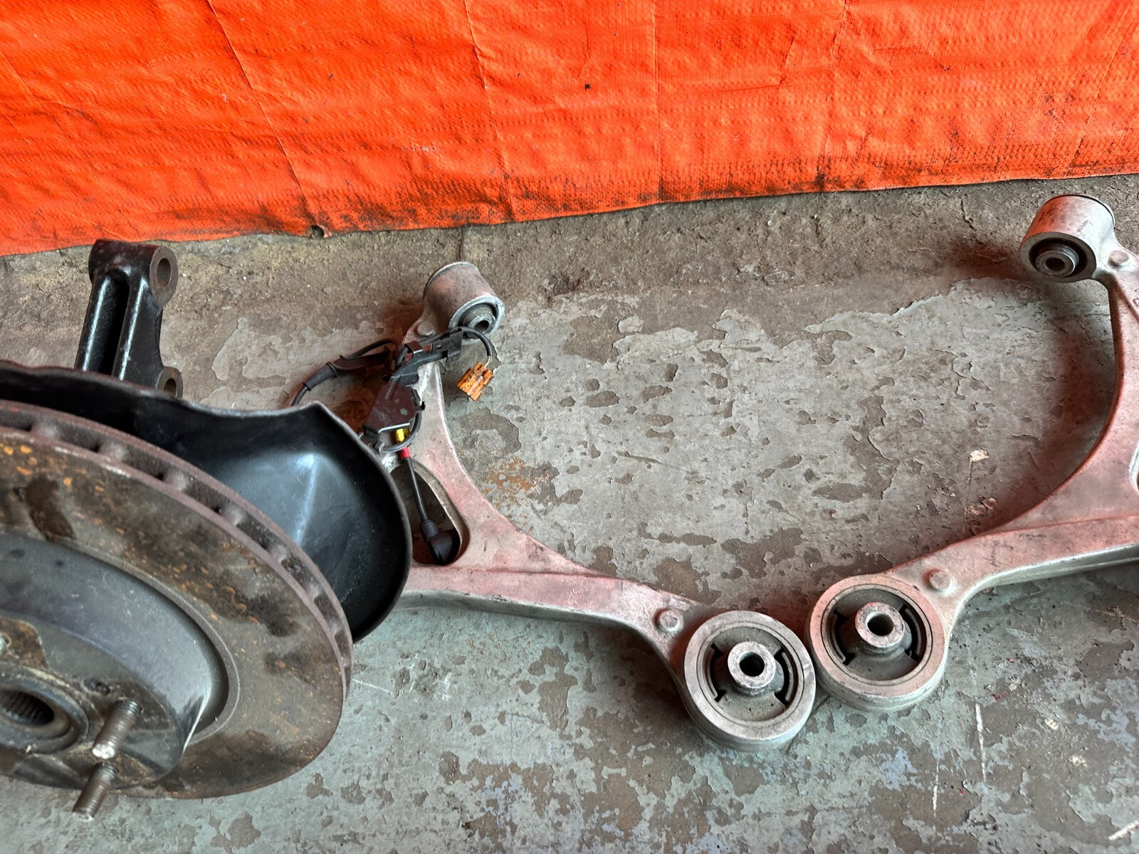 RSX HONDA INTEGRA DC5 TYPE R BREMBO SUSPENSION W/ ALUMINUM ARMS SPINDLES HUBS7