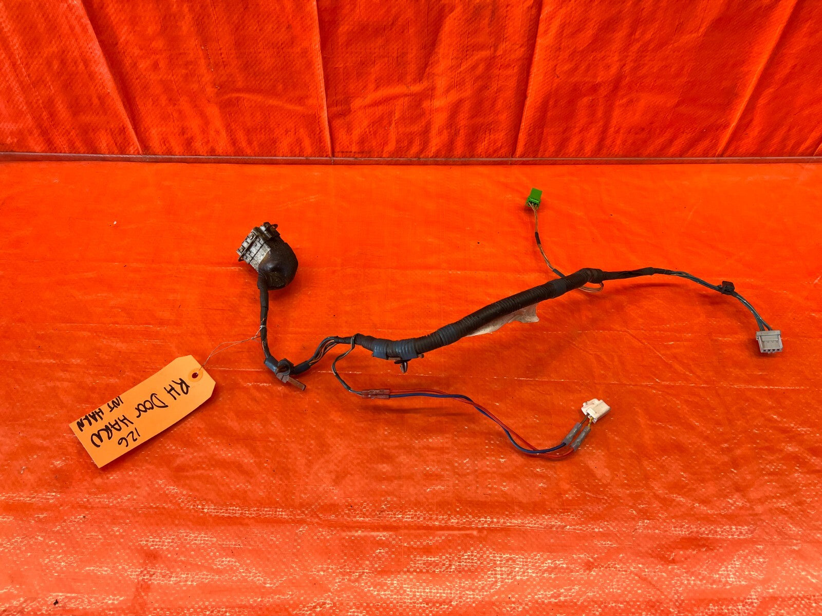 93 97 HONDA DEL SOL S PASSENGER RIGHT FRONT DOOR WIRING HARNESS WIRE LOOM #1260