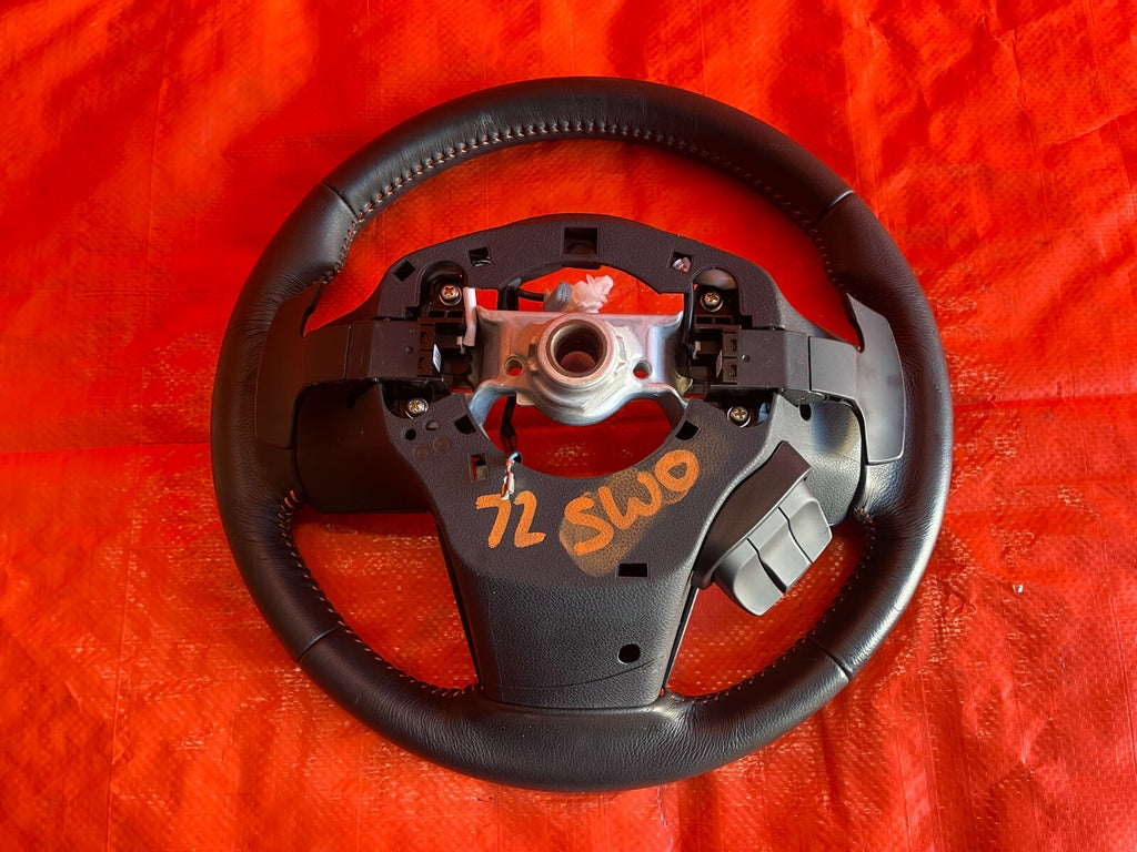 2021 SUBARU CROSSTREK STEERING WHEEL W/ ORANGE STITCHING   PREMIUM MODEL OEM #7211