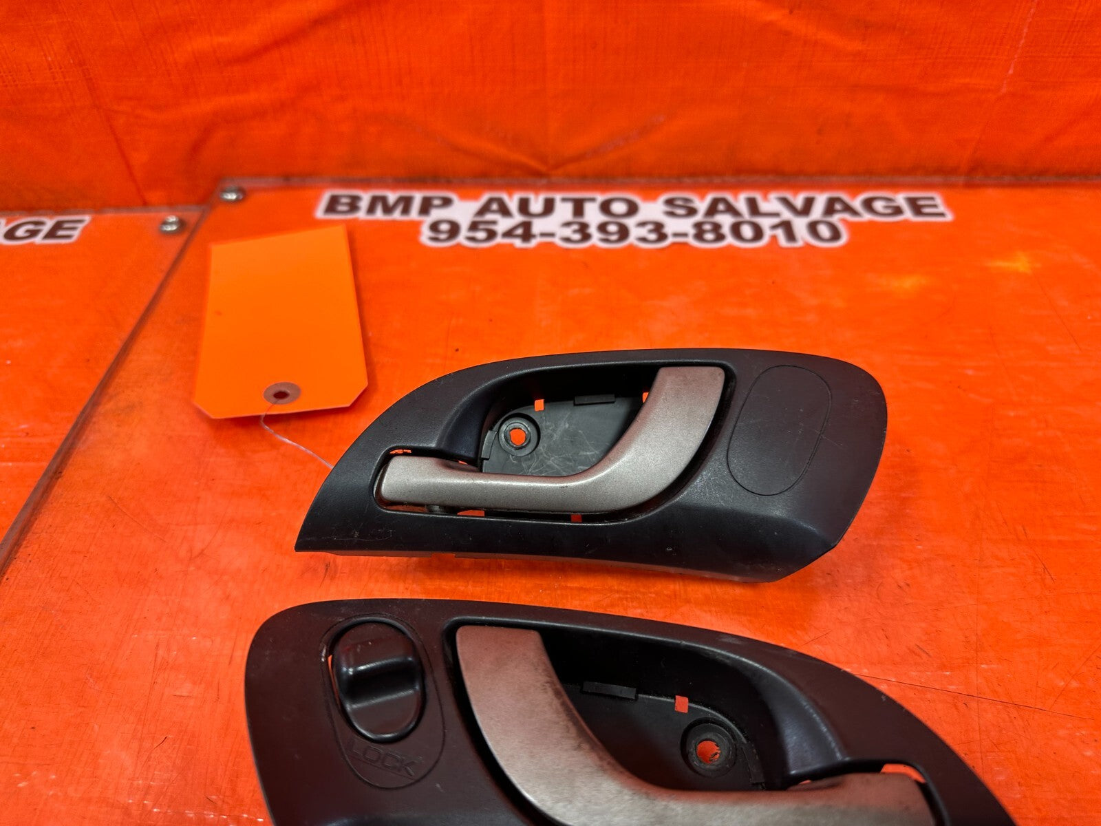 02 06 ACURA RSX   JDM RHD INTERIOR DOOR HANDLES W/ BLOCK OFF   OEM #06DC54