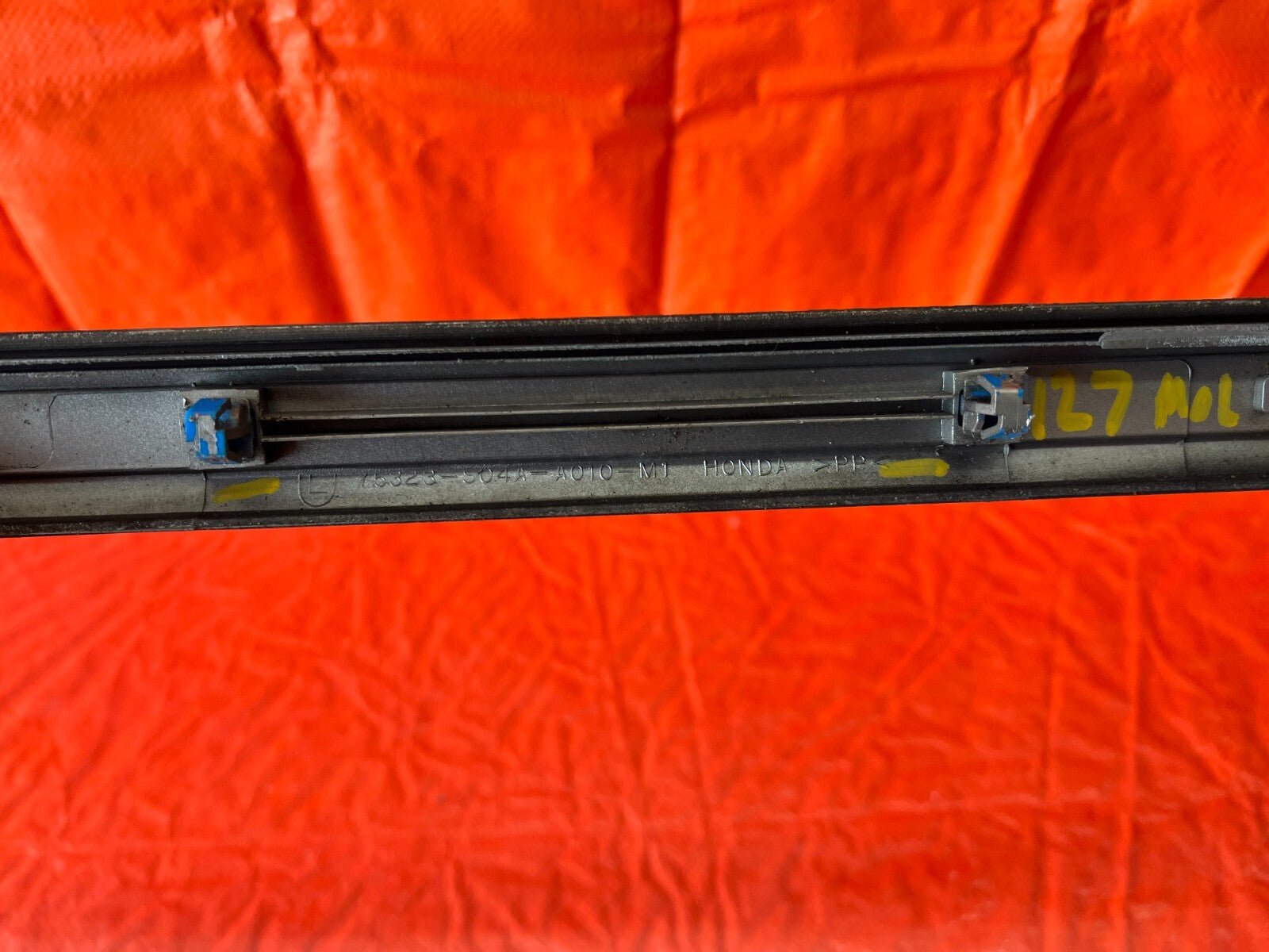 96 00 HONDA CIVIC   SEDAN   DOOR MOLDING IMPACT STRIP LEFT REAR SIDE OEM #1278