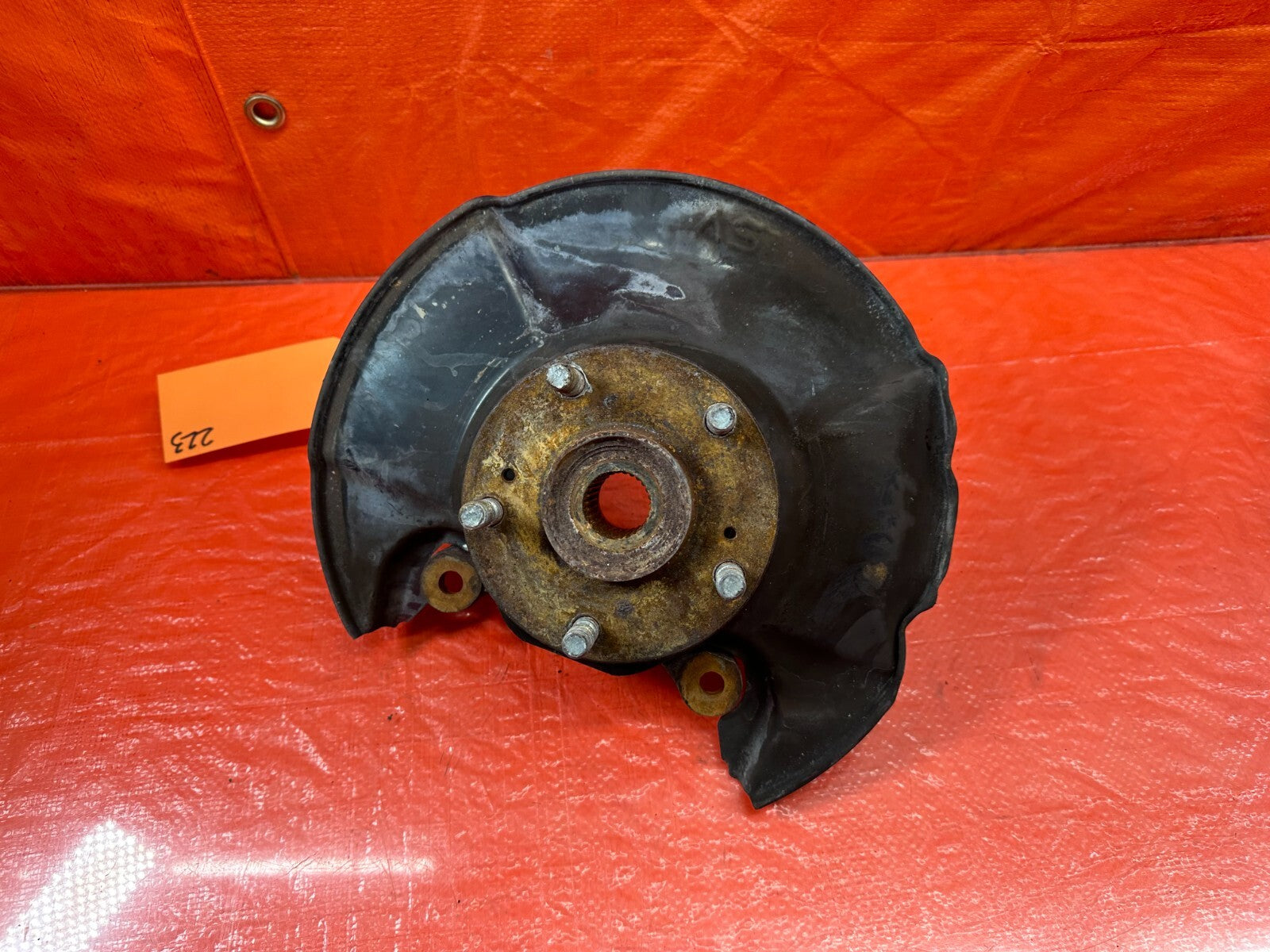 06 11 HONDA CIVIC SI   DRIVER LEFT FRONT SPINDLE KNUCKLE HUB 36MM   OEM OE #2235