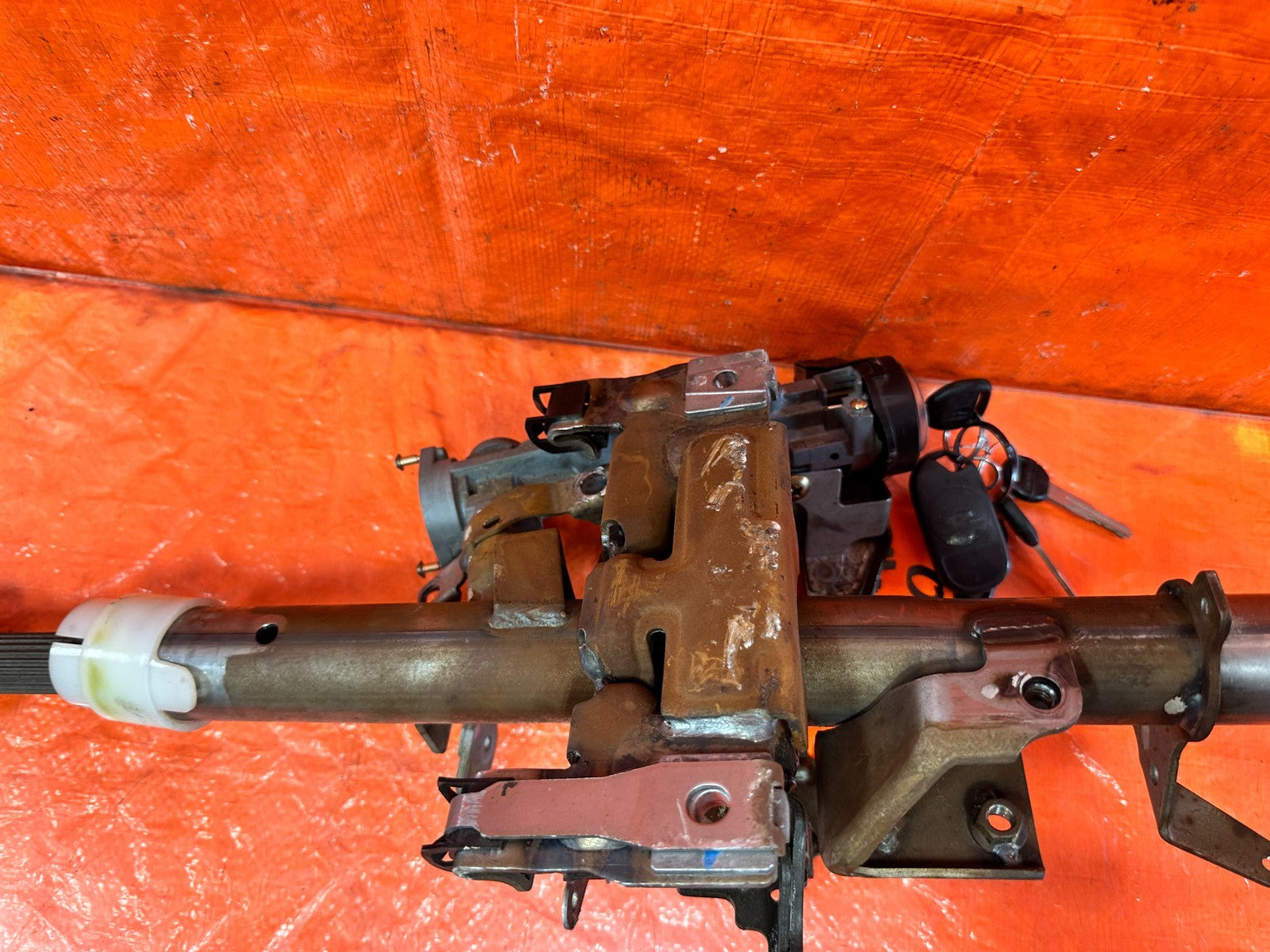 98 01 HONDA CR V CRV   KEY & IGNITION SWITCH STEERING COLUMN   OEM #30110