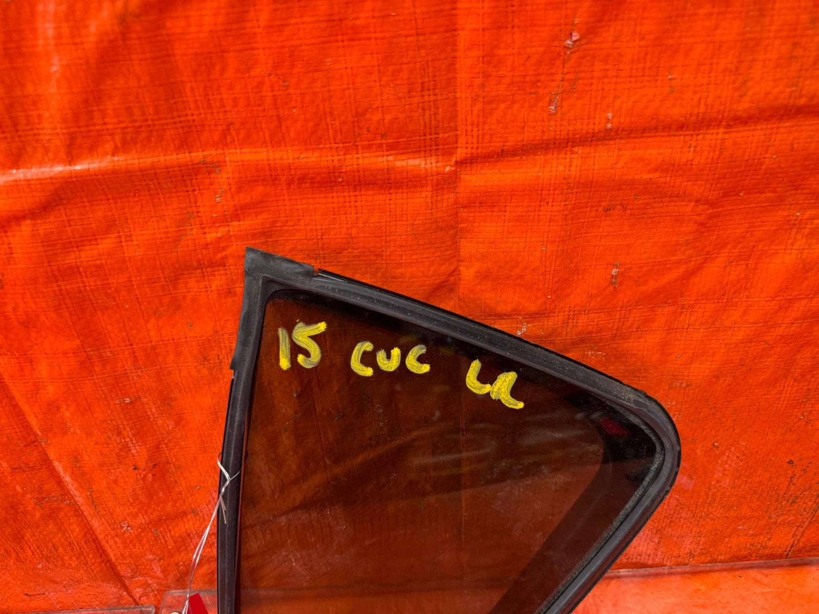 13 15 HONDA CIVIC SEDAN   DRIVER LEFT REAR VENT GLASS WINDOW   OEM #15CVC4