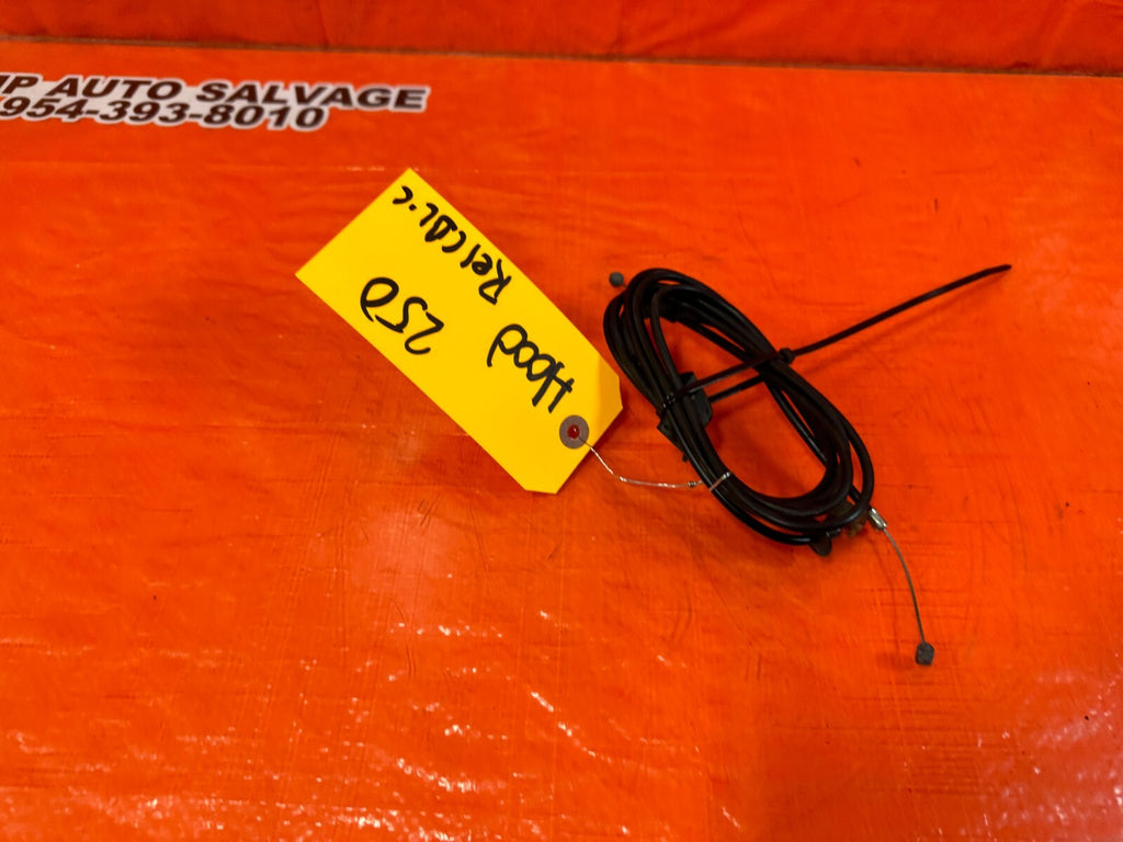 00 05 TOYOTA CELICA   HOOD RELEASE WIRE CABLE   OEM FACTORY #2504