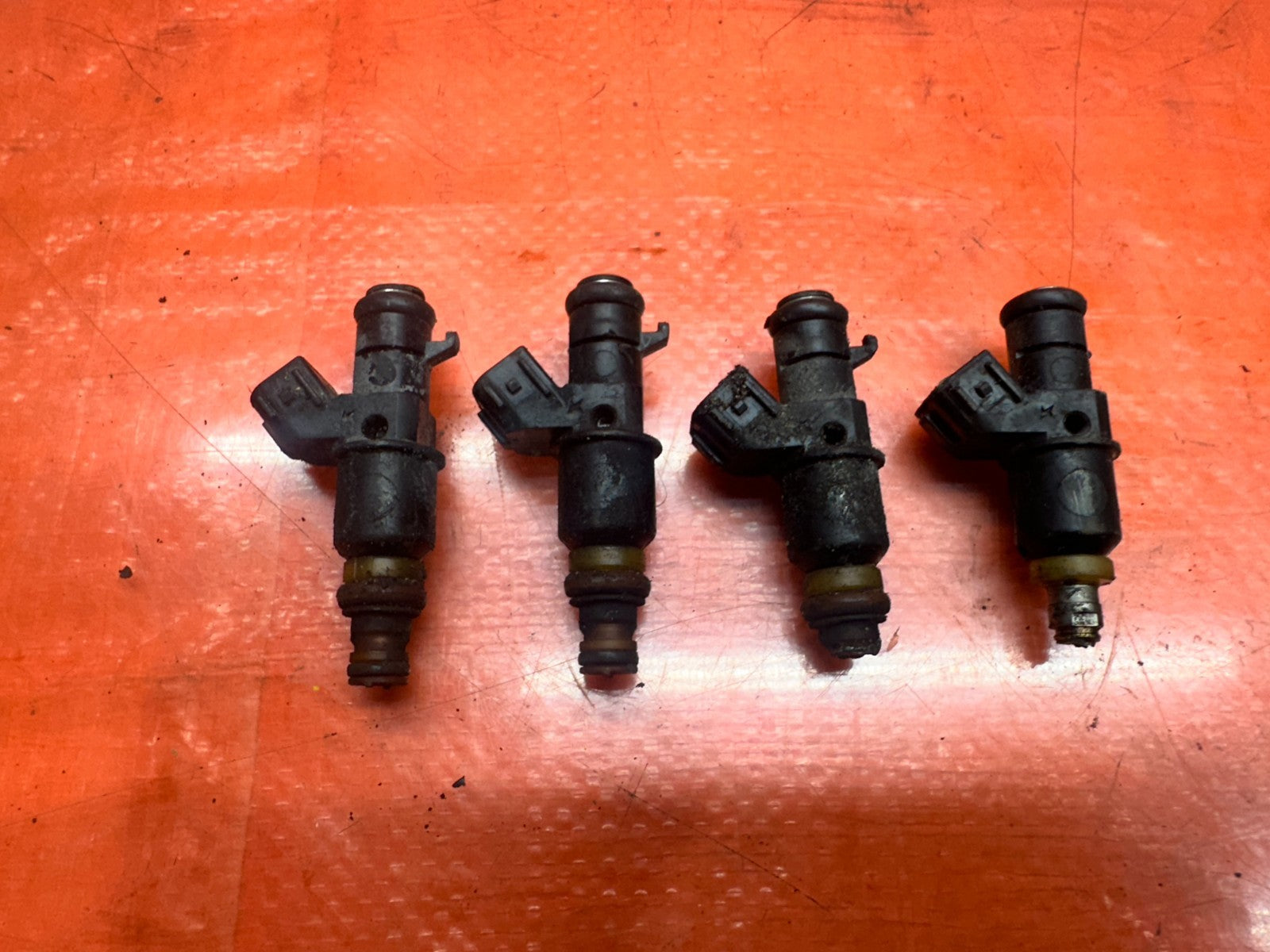 04-05 ACURA TSX 2.4L K24A2 FUEL INJECTORS SET OF 4 OEM #3385