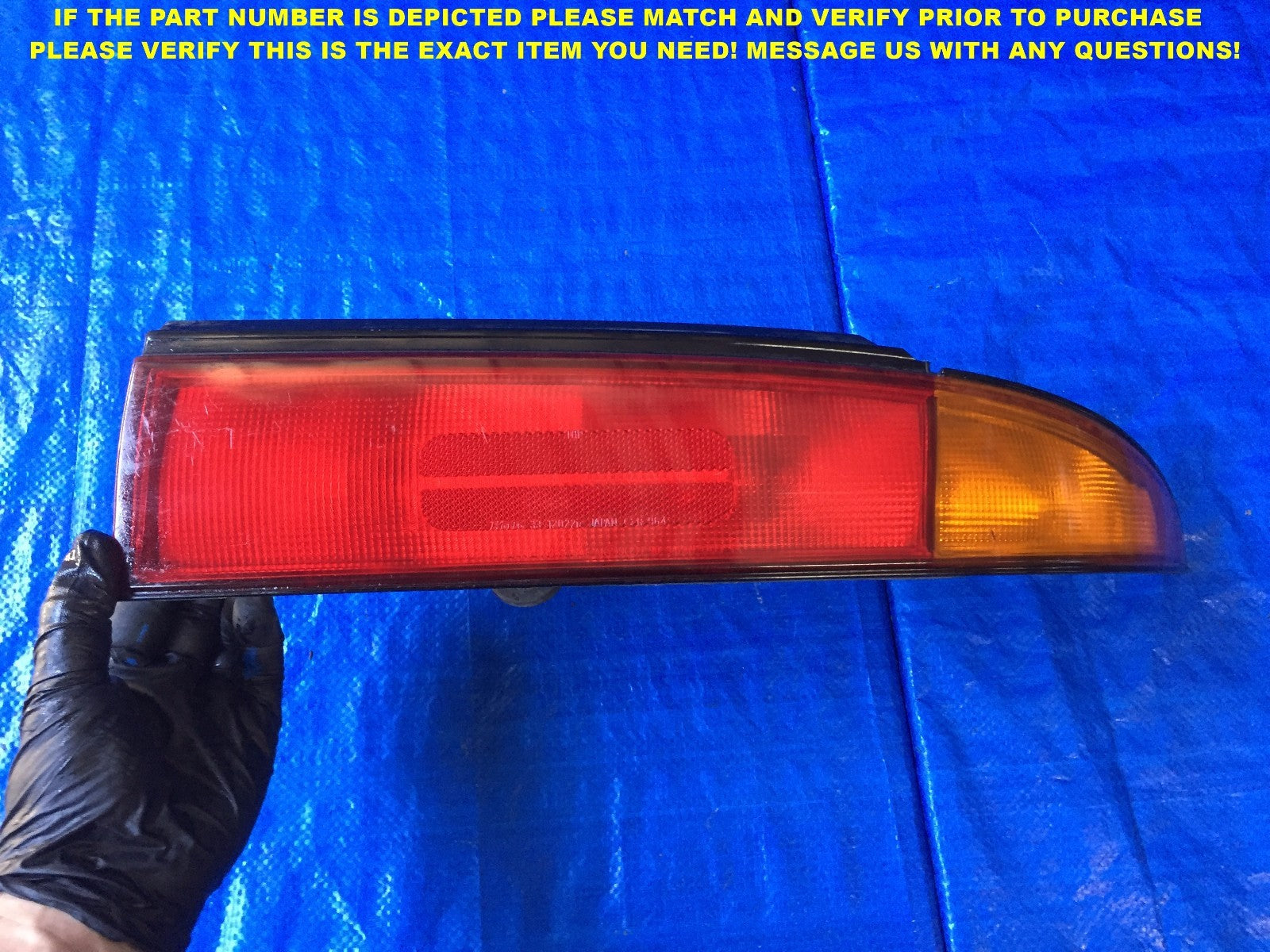 OEM 1993 1994 INFINITI J30 PASSENGER RIGHT TAIL LIGHT R RH 93 94 3A0
