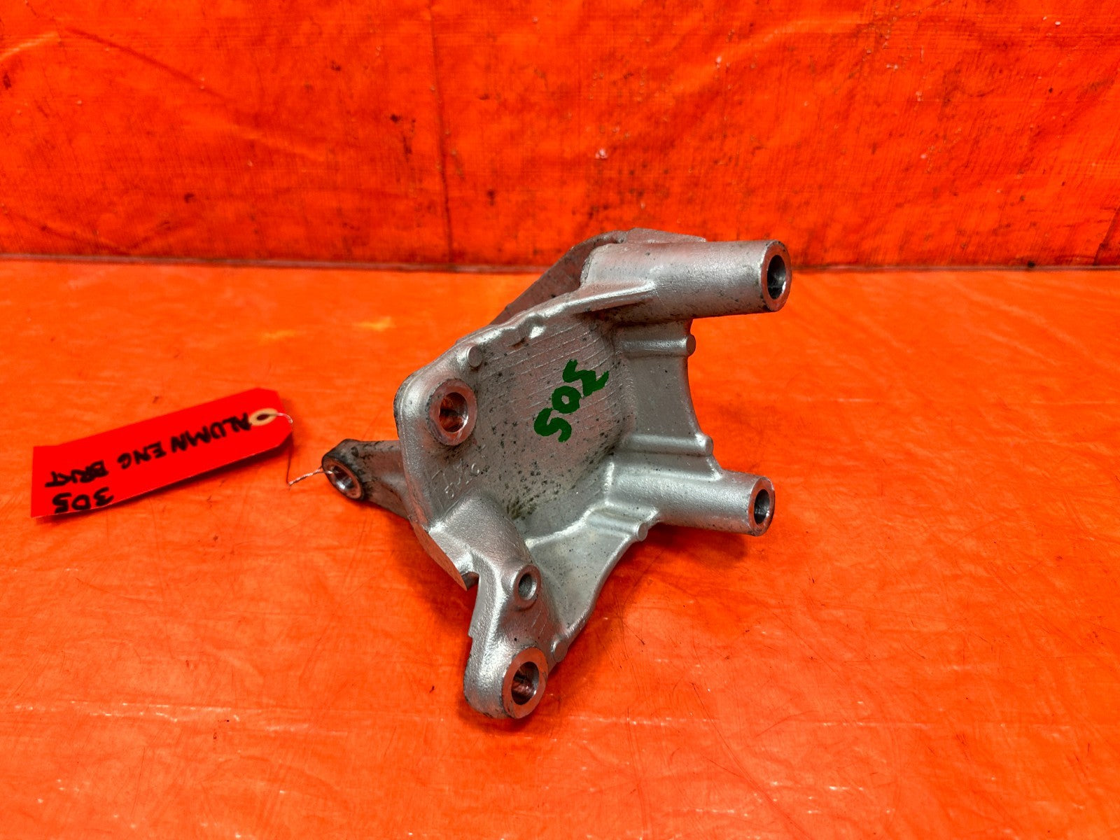 09 14 ACURA TSX 2.4L   ALUMINUM ENGINE MOTOR MOUNT BRACKET   REAR    OEM #3052