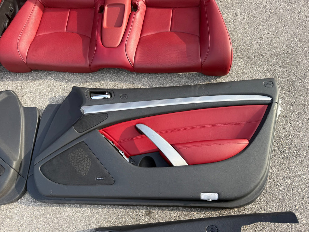 INFINITI G37 Q60 CONVERTIBLE IPL EDITION FRONT SEATS REAR SEATS DOOR PANELS OEM13