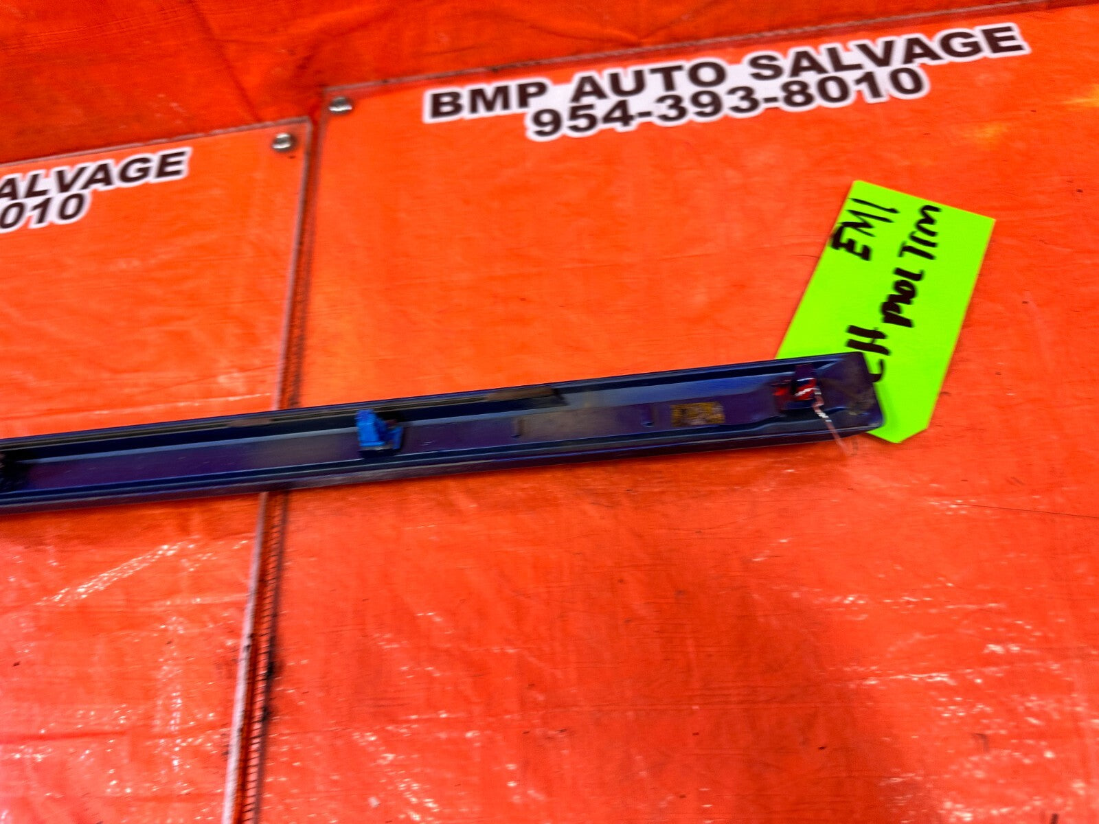 96 00 HONDA CIVIC COUPE & HATCH   DOOR MOLDING IMPACT STRIP DRIVER LEFT OEM #EM18