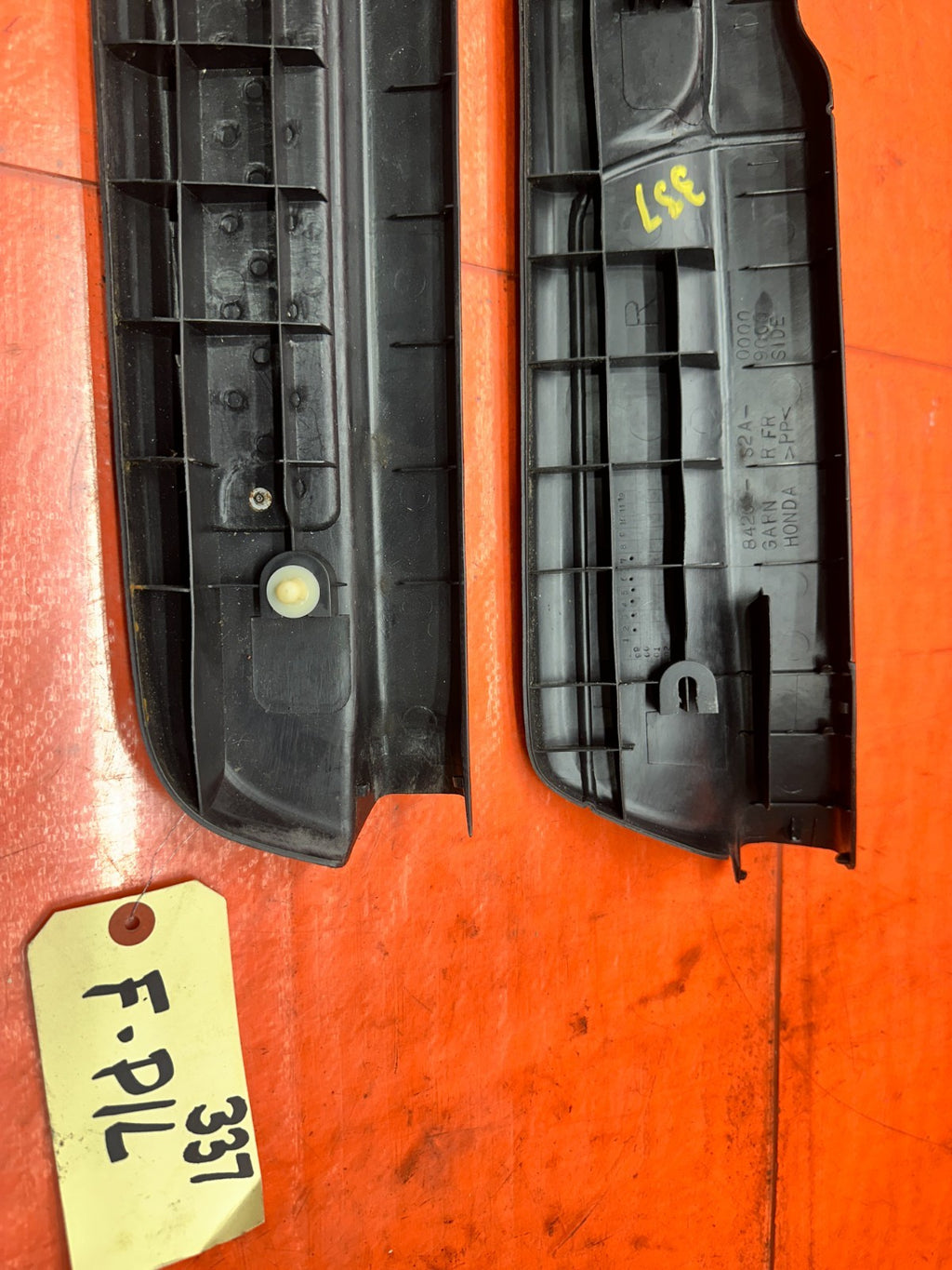 00-09 HONDA S2000 AP1 AP2 INTERIOR FLOOR PILLAR PLASTIC TRIMS SET OEM #3378