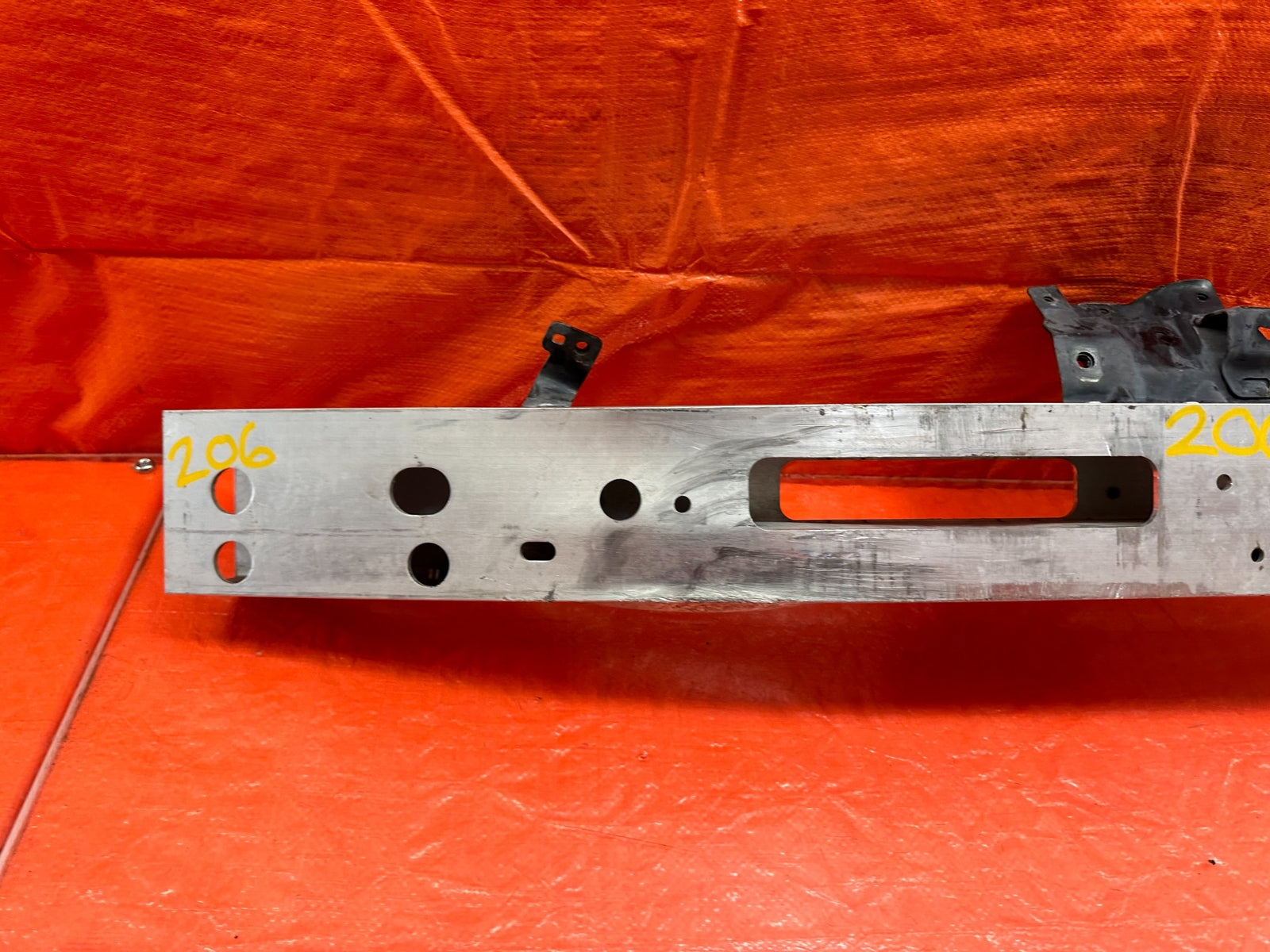 08 15 LANCER EVOLUTION X EVO 10 FRONT CRASH BEAM REINFORCEMENT IMPACT RE BAR 2069