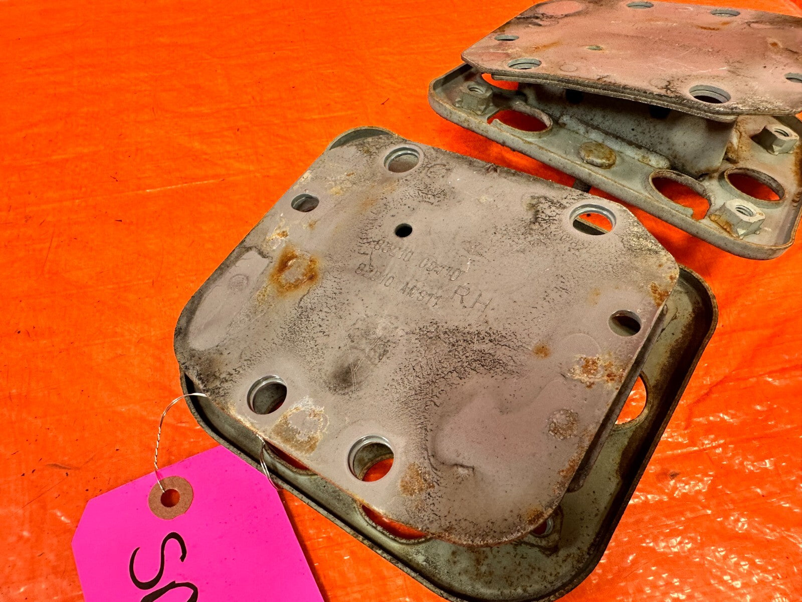 2004 04 NISSAN 350Z   REAR RE BAR CRASH BAR BEAM   MOUNTING BRACKETS LEFT RIGHT13