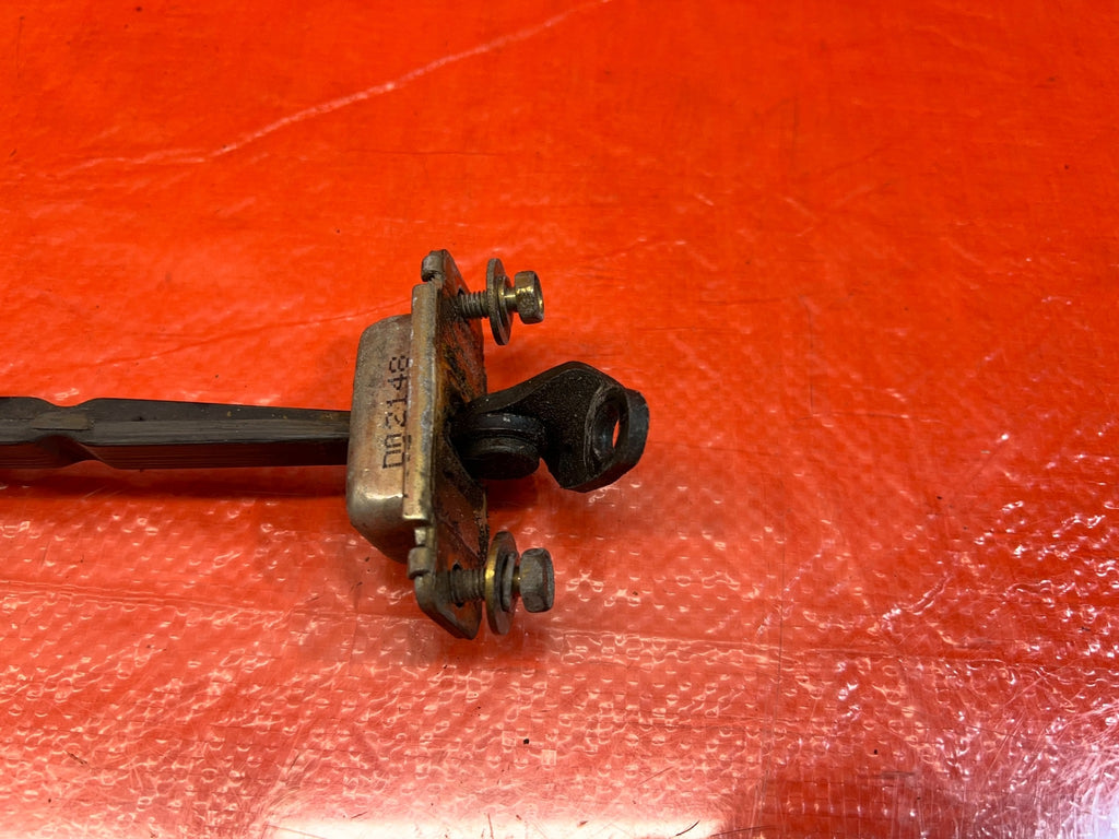 98 02 HONDA ACCORD SEDAN   PASSENGER REAR DOOR CHECKER HINGE ARM STOPPER OEM 1675
