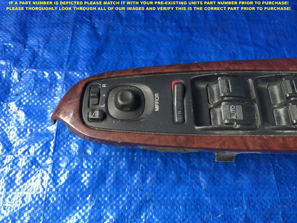 OEM 2003 03 ACURA MDX DRIVER LEFT MASTER WINDOW SWITCH  2