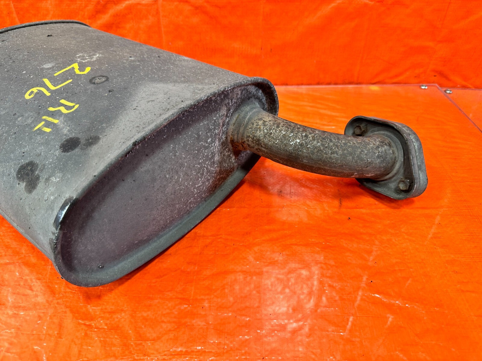 92 00 LEXUS SC300   FACTORY EXHAUST MUFFLER TAIL PIPE PAN   RIGHT SIDE OEM #27611