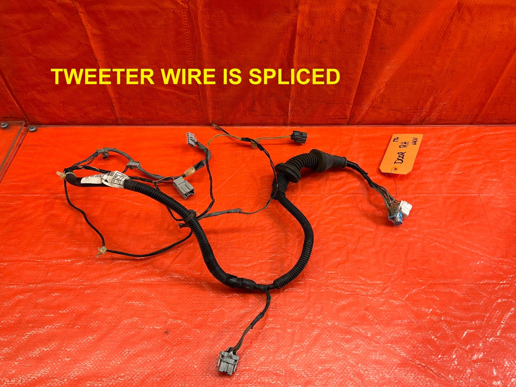 02 05 HONDA CIVIC SI EP3 HATCH   PASSENGER RIGHT DOOR WIRING HARNESS WIRE LOOM0