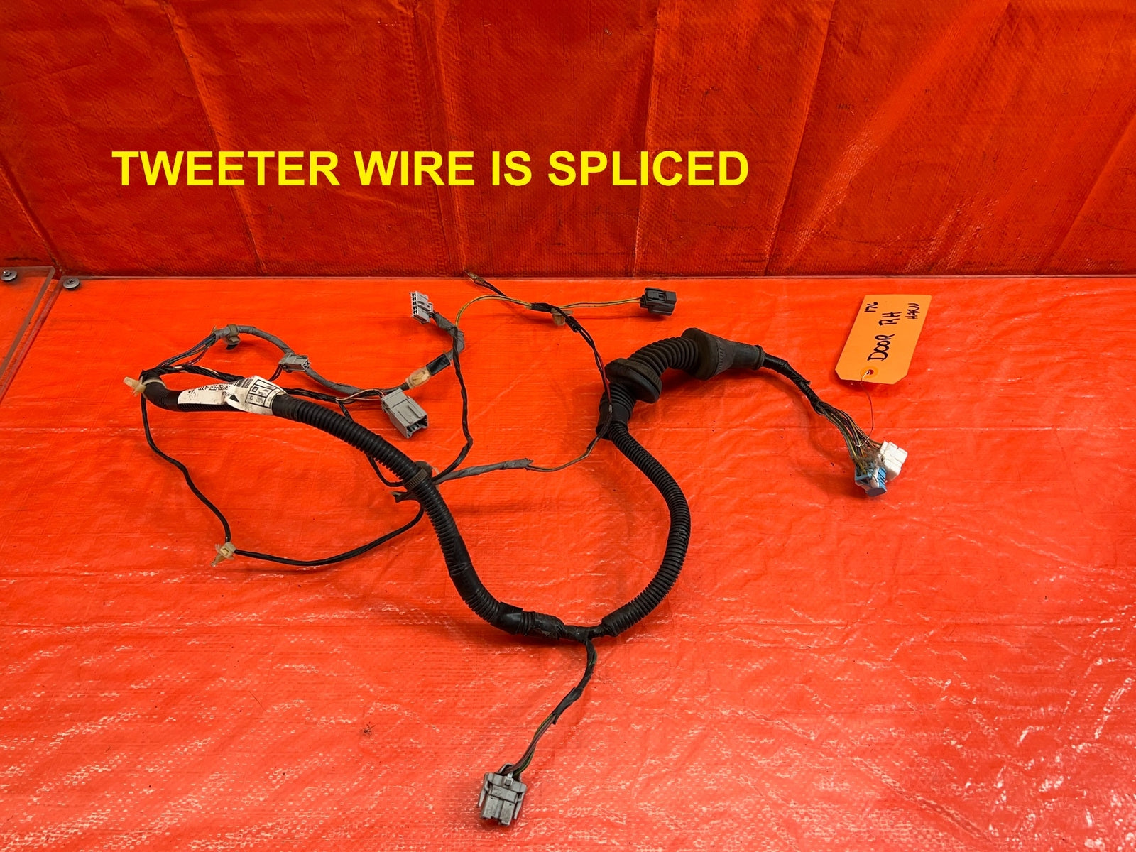 02 05 HONDA CIVIC SI EP3 HATCH   PASSENGER RIGHT DOOR WIRING HARNESS WIRE LOOM0