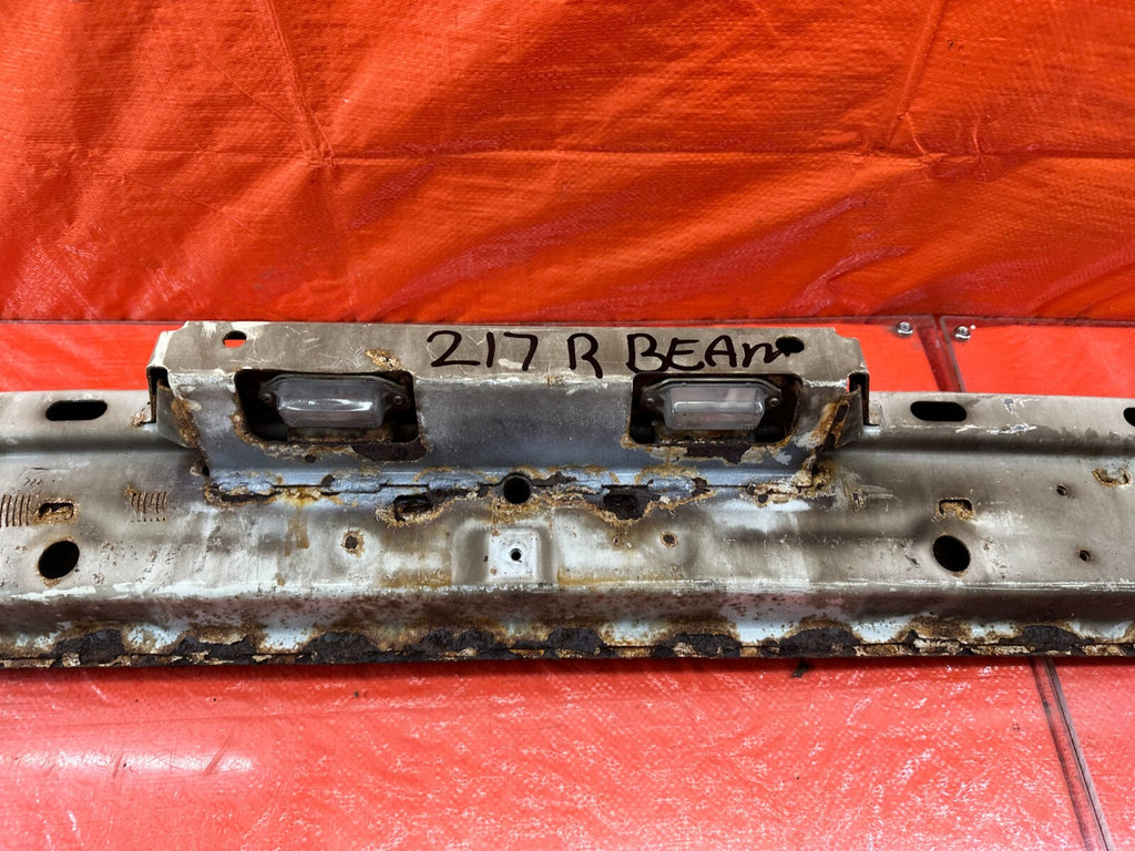 08 15 LANCER EVOLUTION X EVO 10   REAR CRASH BEAM REINFORCEMENT RE BAR   OEM 2174