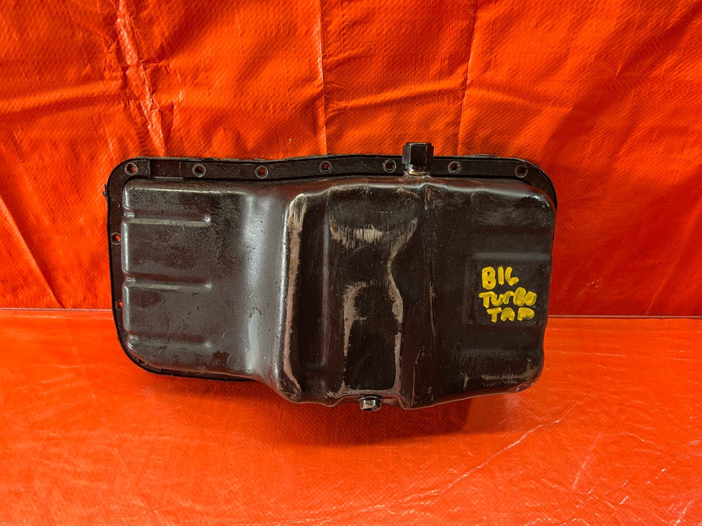 99 00 SI EM1 B16A2   FACTORY OIL PAN WITH AFTERMARKET TURBO TAP   OEM FACTORY0