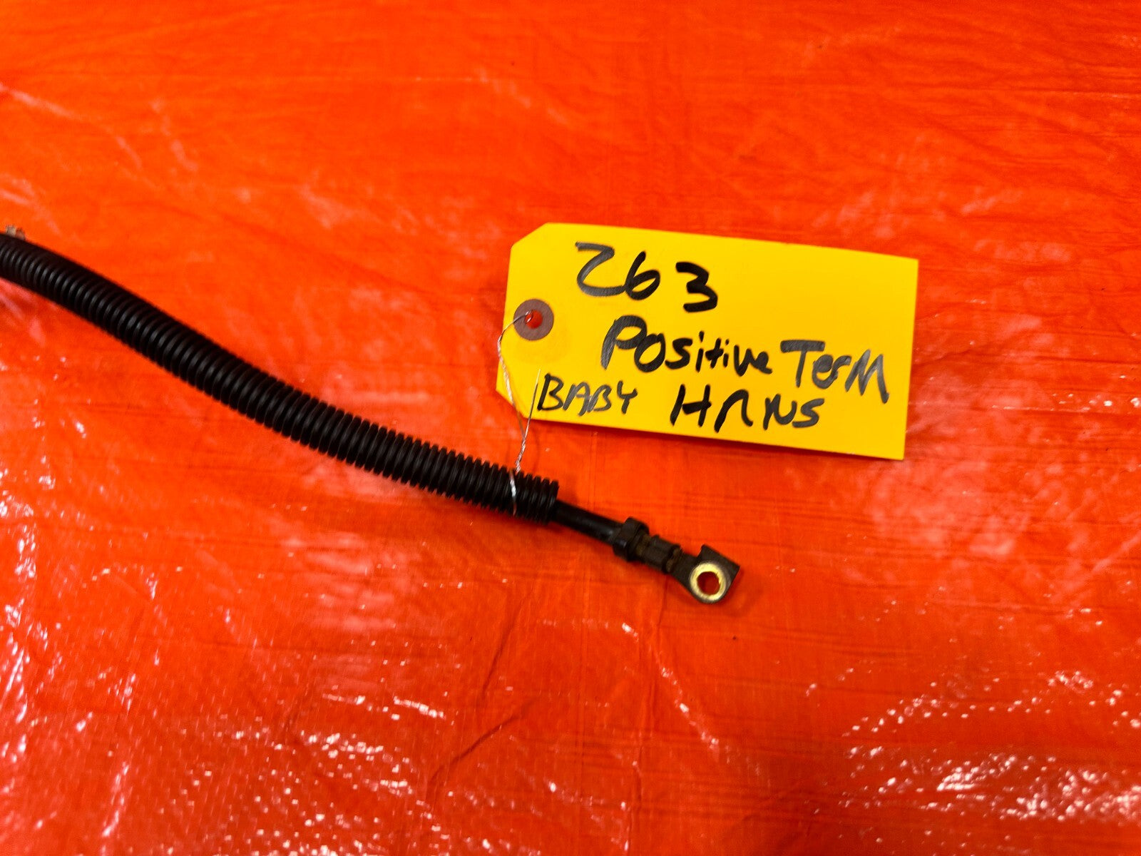 97 01 HONDA PRELUDE BASE MANUAL POSITIVE TERMINAL CHARGE STARTER HARNESS   #2634