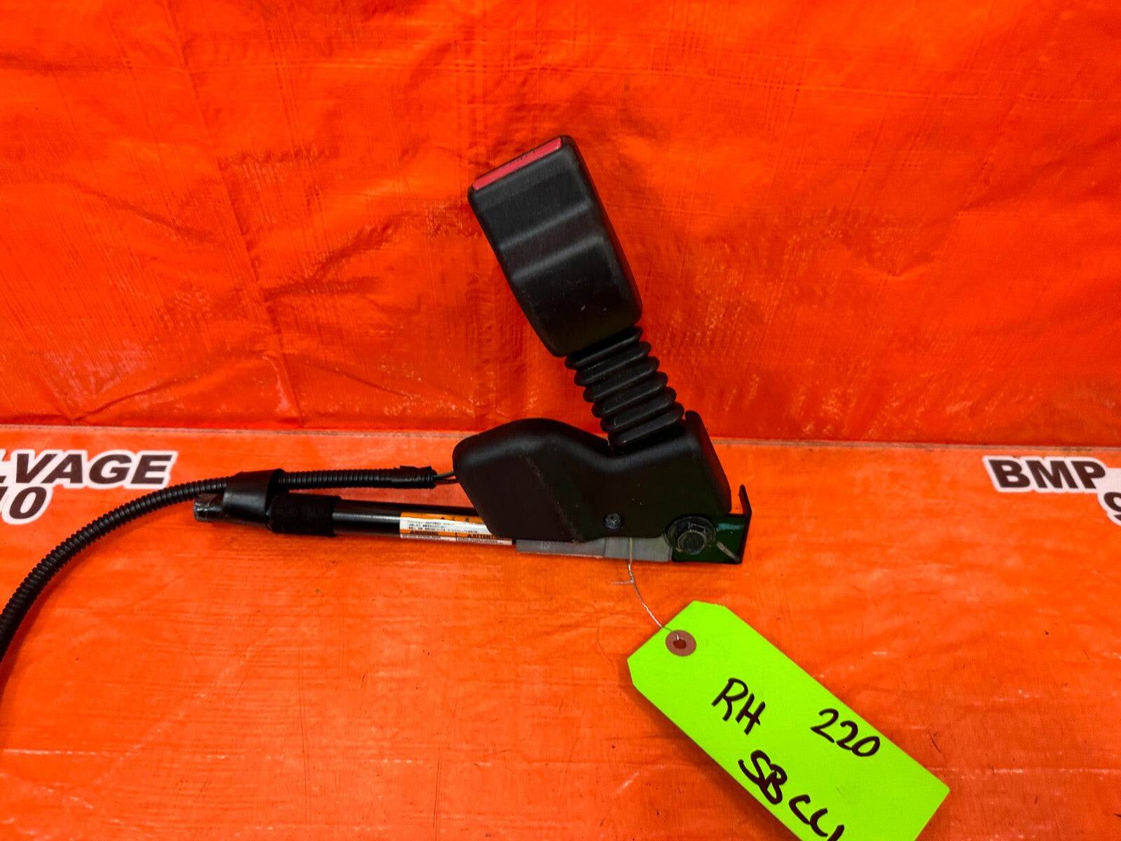 07 11 HONDA CIVIC SI SEDAN   PASSENGER RIGHT FRONT SEAT BELT CLIP BUCKLE OEM 2203