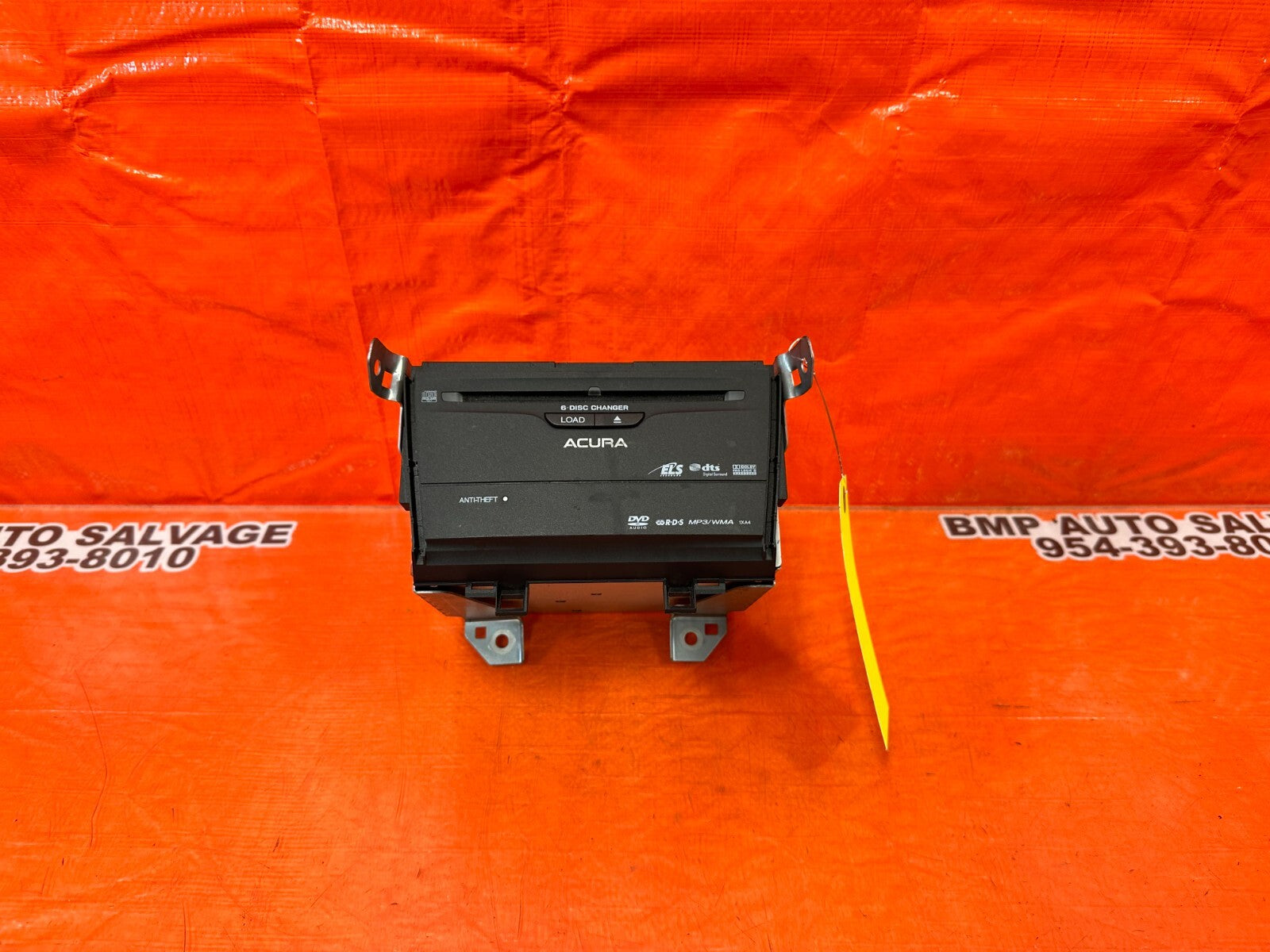 2009 ACURA TSX 6 DISC CD DVD PLAYER CHANGER RECEIVER TESTED 39100 TL2 A50 #76
