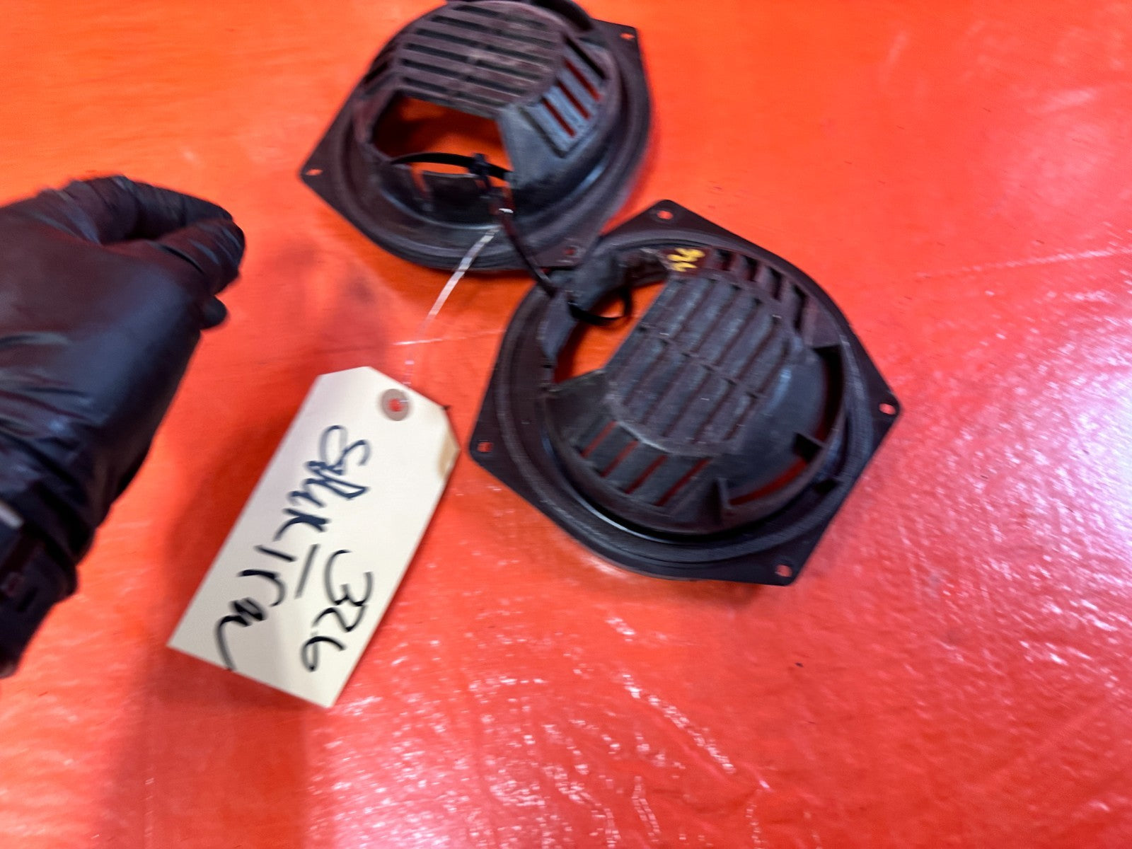 90 91 HONDA CIVIC HATCHBACK   SPEAKER BRACKETS MOUNTING PODS   OEM FACTORY #32710