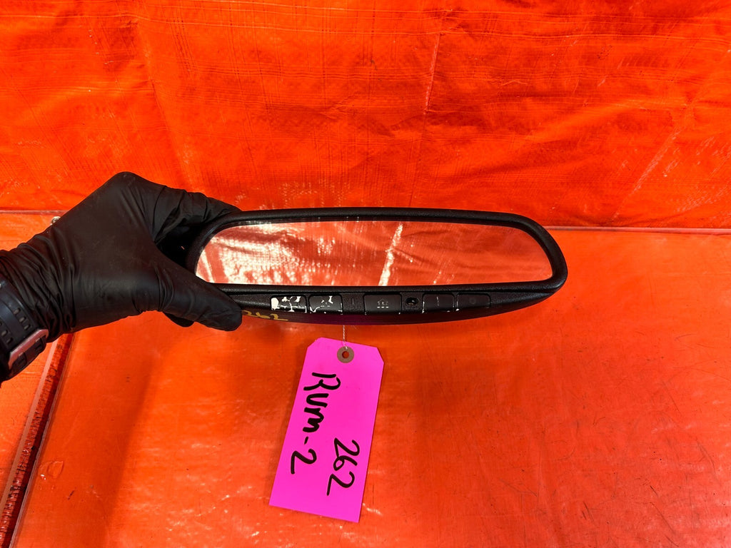 2004 04 NISSAN 350Z   REAR VIEW MIRROR W/ HOMELINK OPTION   LIL BIT OF WEAR OK0