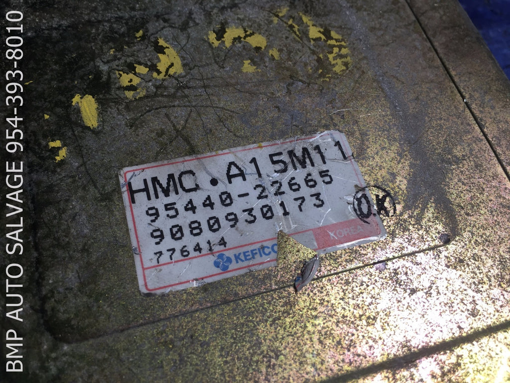 OEM 1995 HYUNDAI ACCENT TRANSMISSION COMPUTER 95440 22665 TCM #1112 #D5Q31